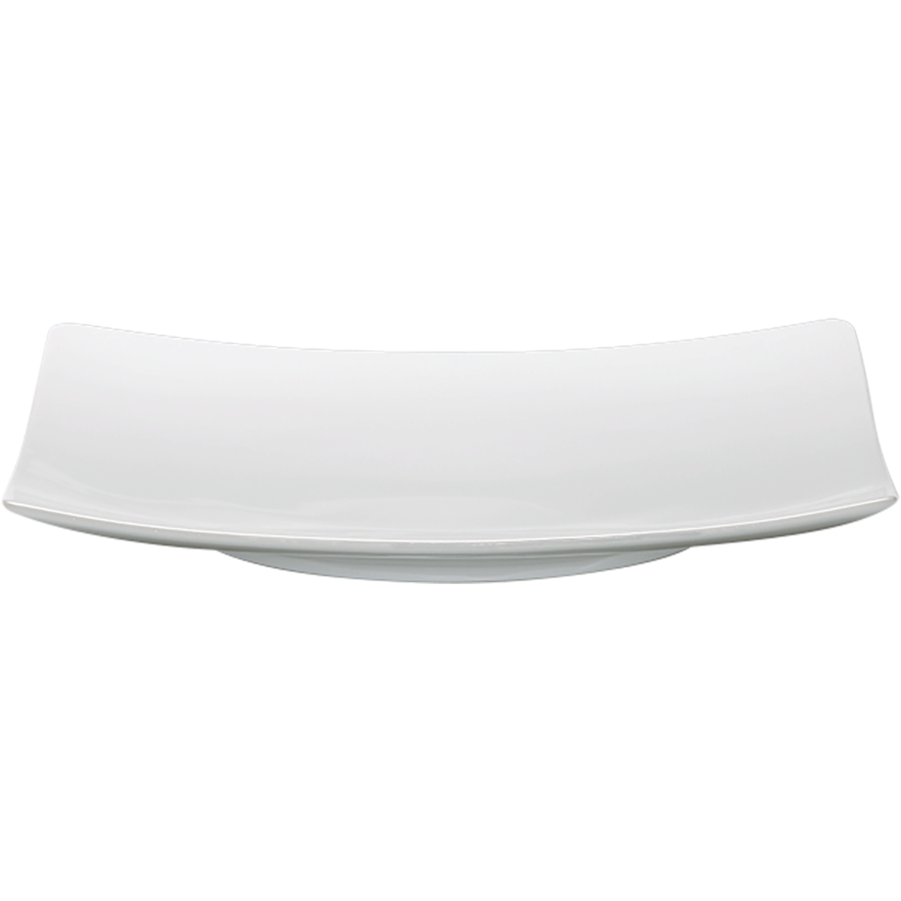 Schoenwald 9131527 Teller flach coup eckig seitlich, Gericht, Mahlzeit, Teller, Porzellan, Töpferei