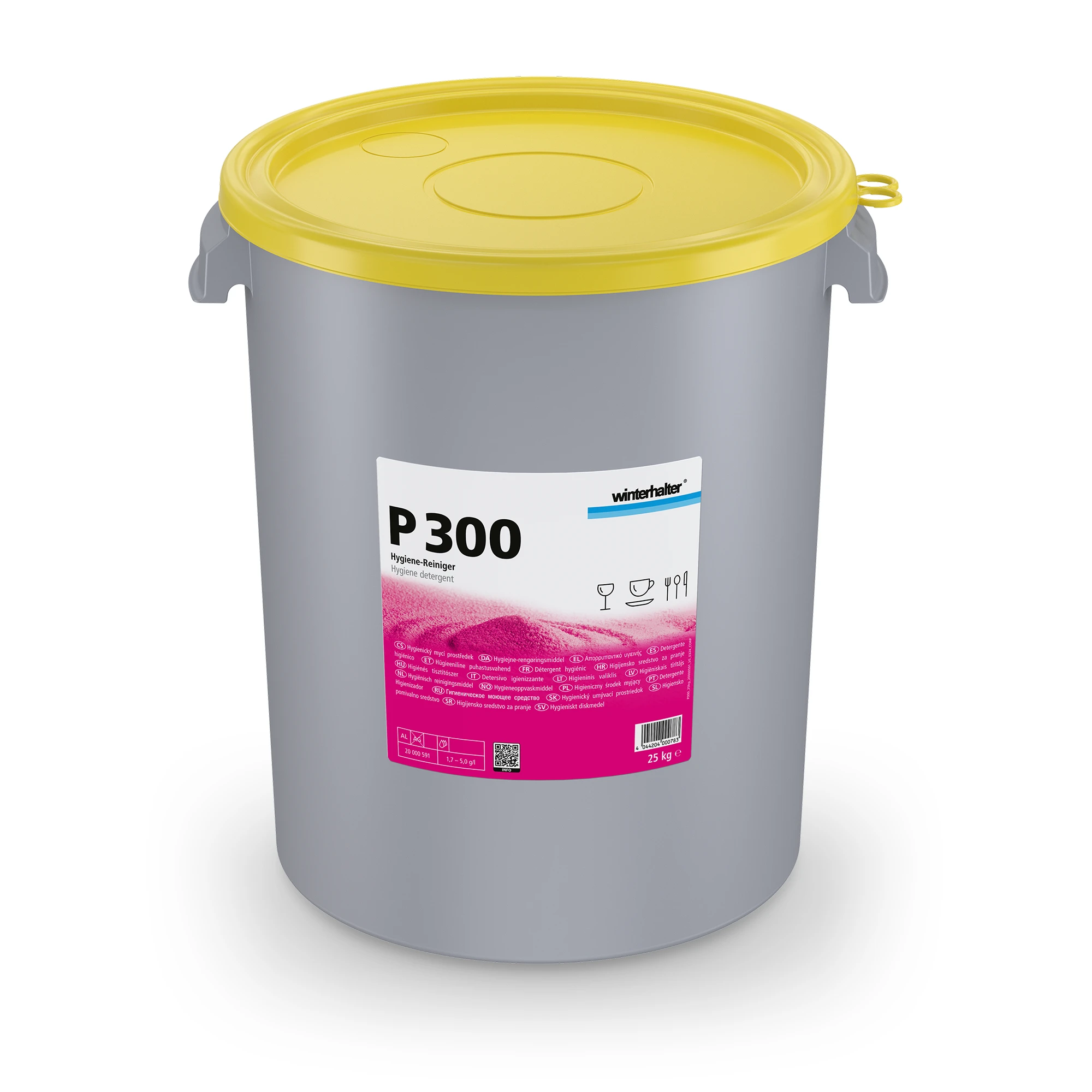 Winterhalter 20000591 P 300 Hygiene-Bistroreiniger 25 Kg Eimer