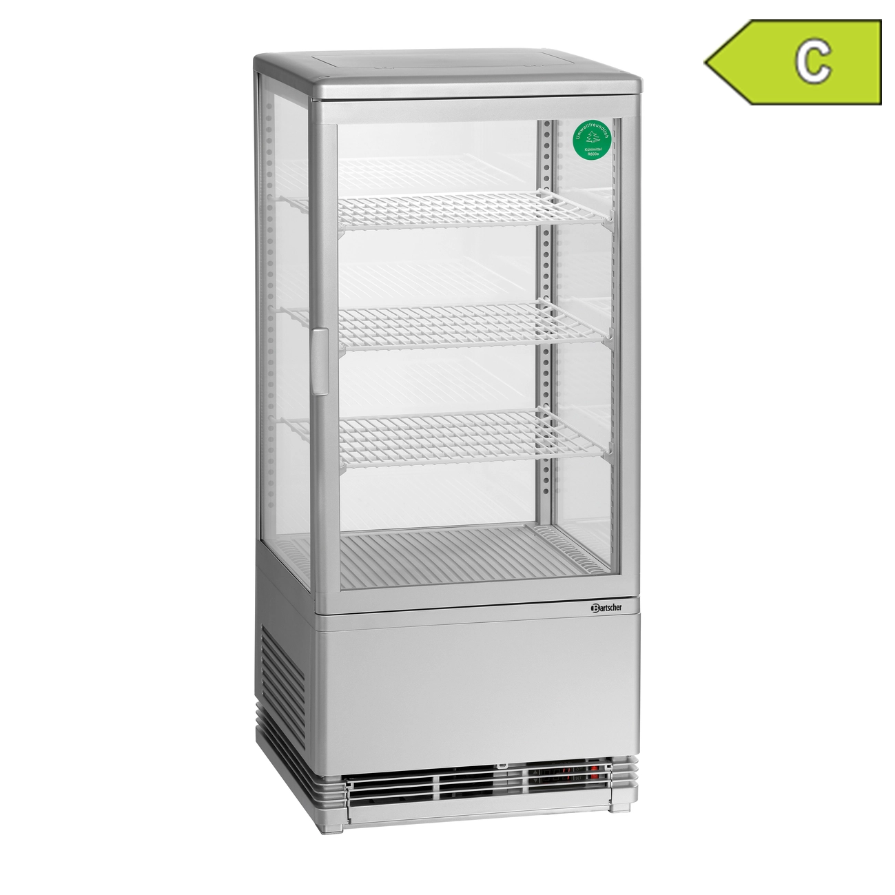 Bartscher 700778G Mini Kuehlvitrine Label
