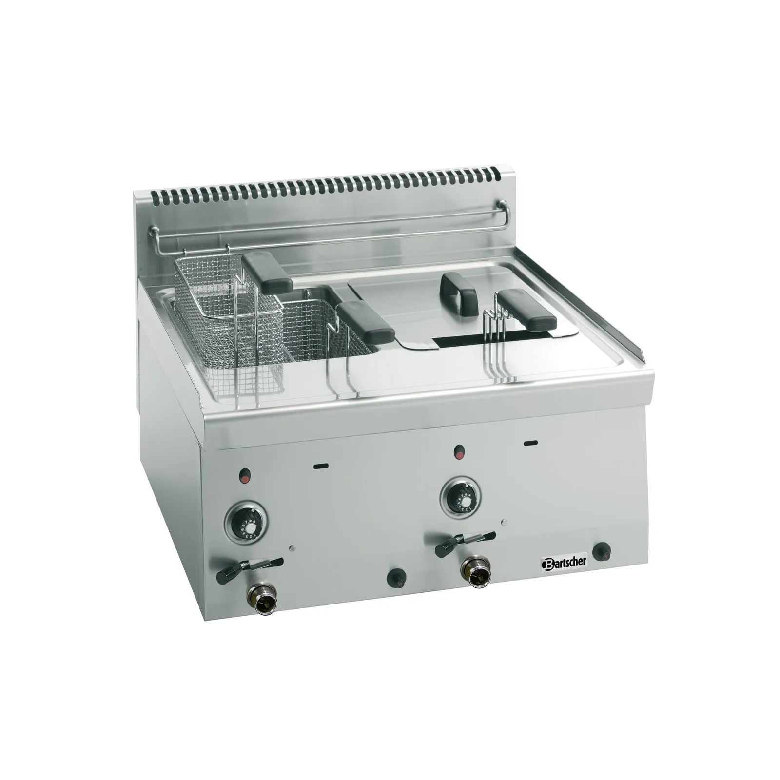 Bartscher 1315213 Fritteuse Gas 600 B600 2x8L
