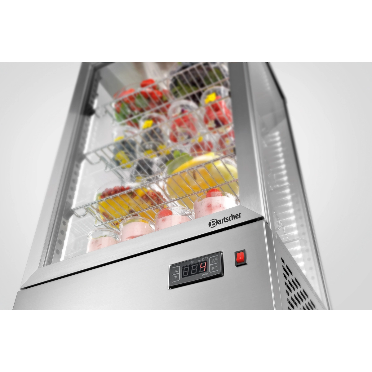 Bartscher 700478G Mini Kuehlvitrine 6  