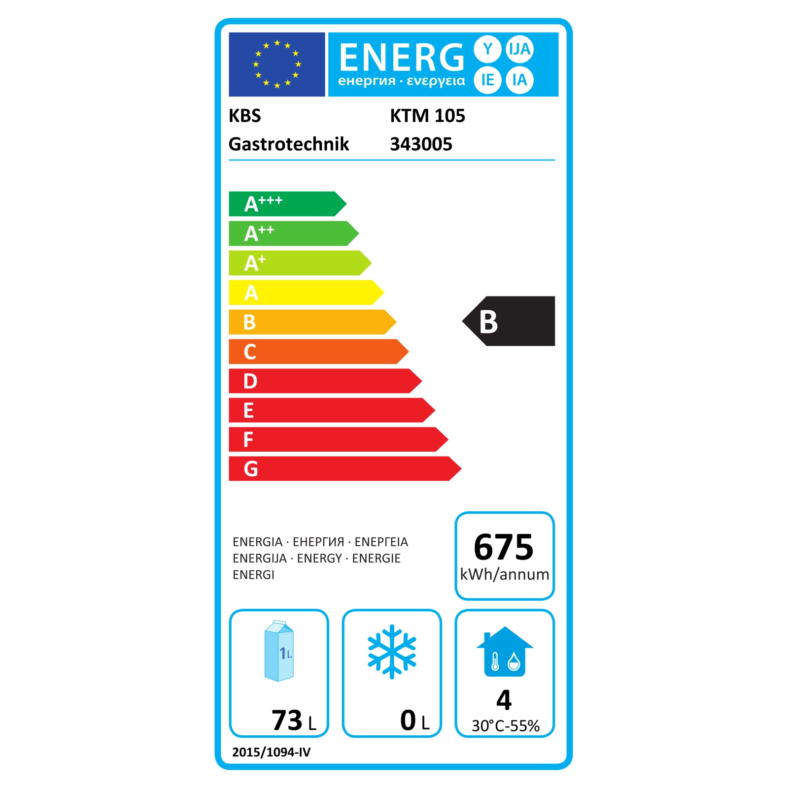  KBS 343005 energielabel  