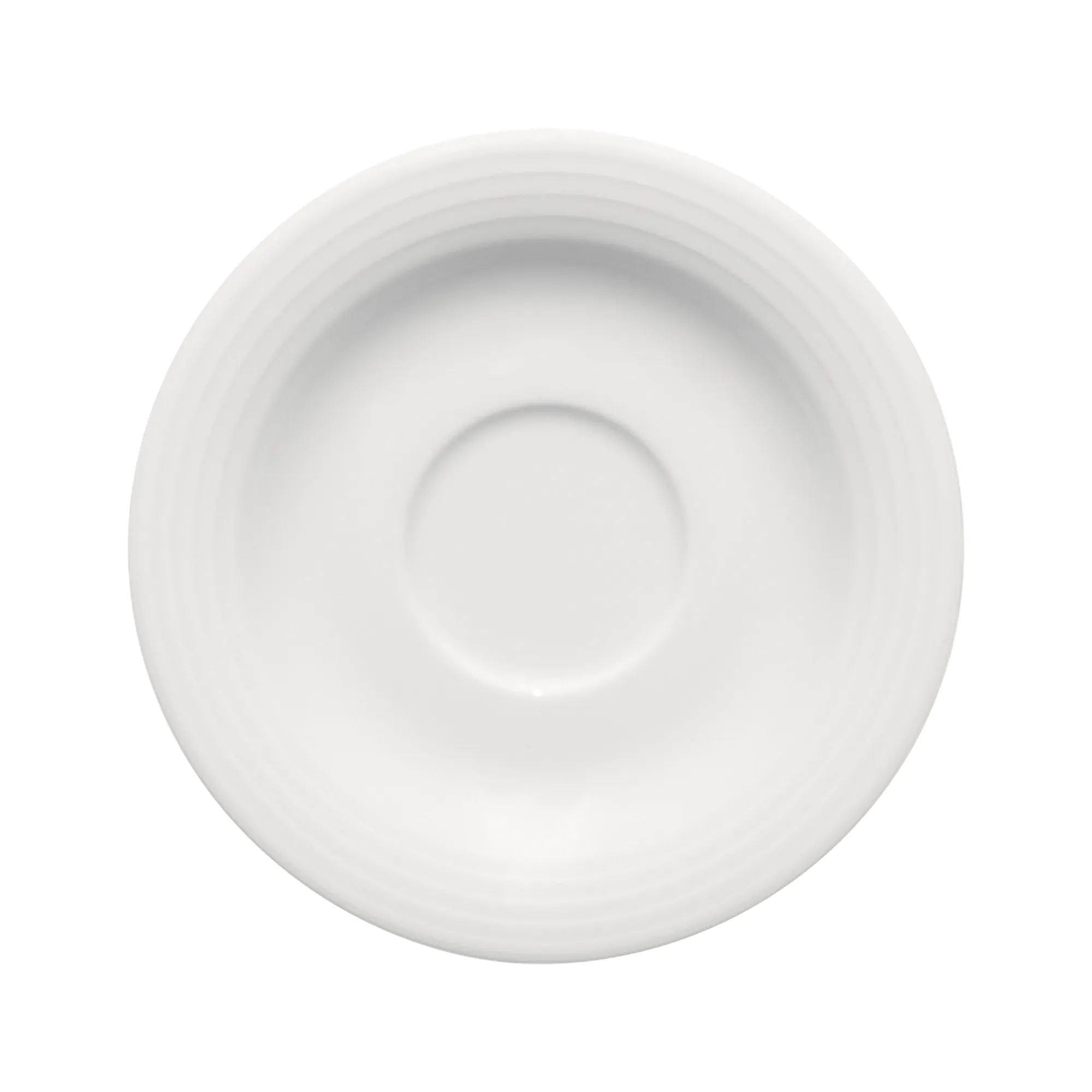 Teller, Kaffeeteller, weiß, Porzellan, runde Form