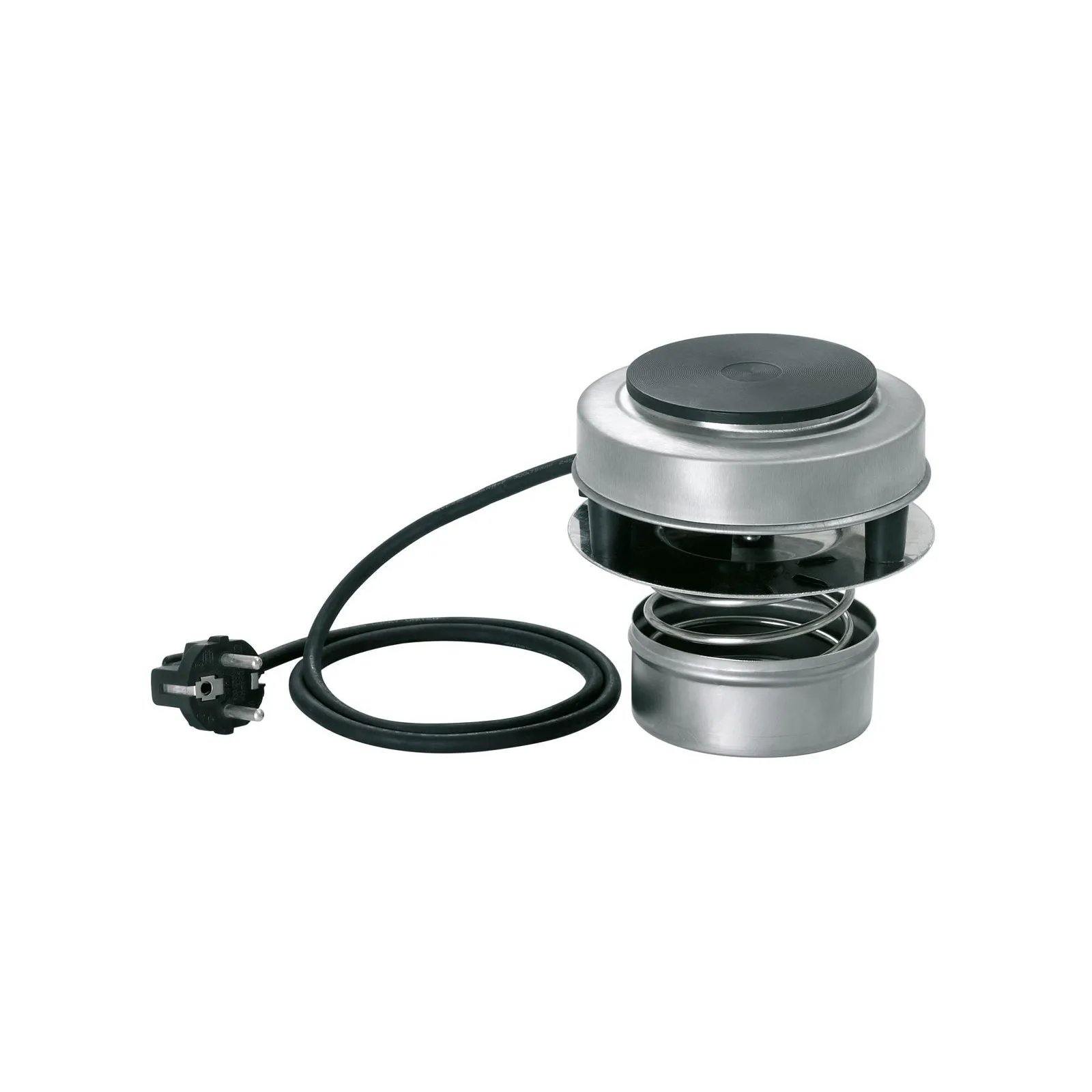 Bartscher 500464 Elektroheizung CD 1/1 BP Ansicht Komplett, Elektrischer Heizlüfter, Kraftkappe, Metallgehäuse, Stromkabel, Rohrfeder