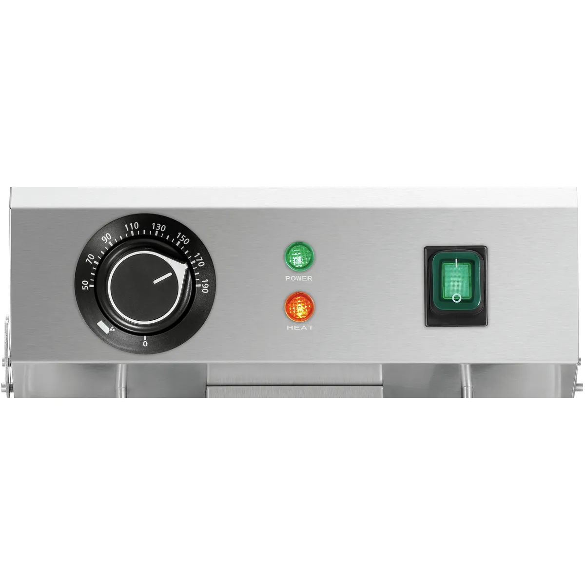 Bartscher A162824E SnackPlus Doppelfritteuse Bedienfeld