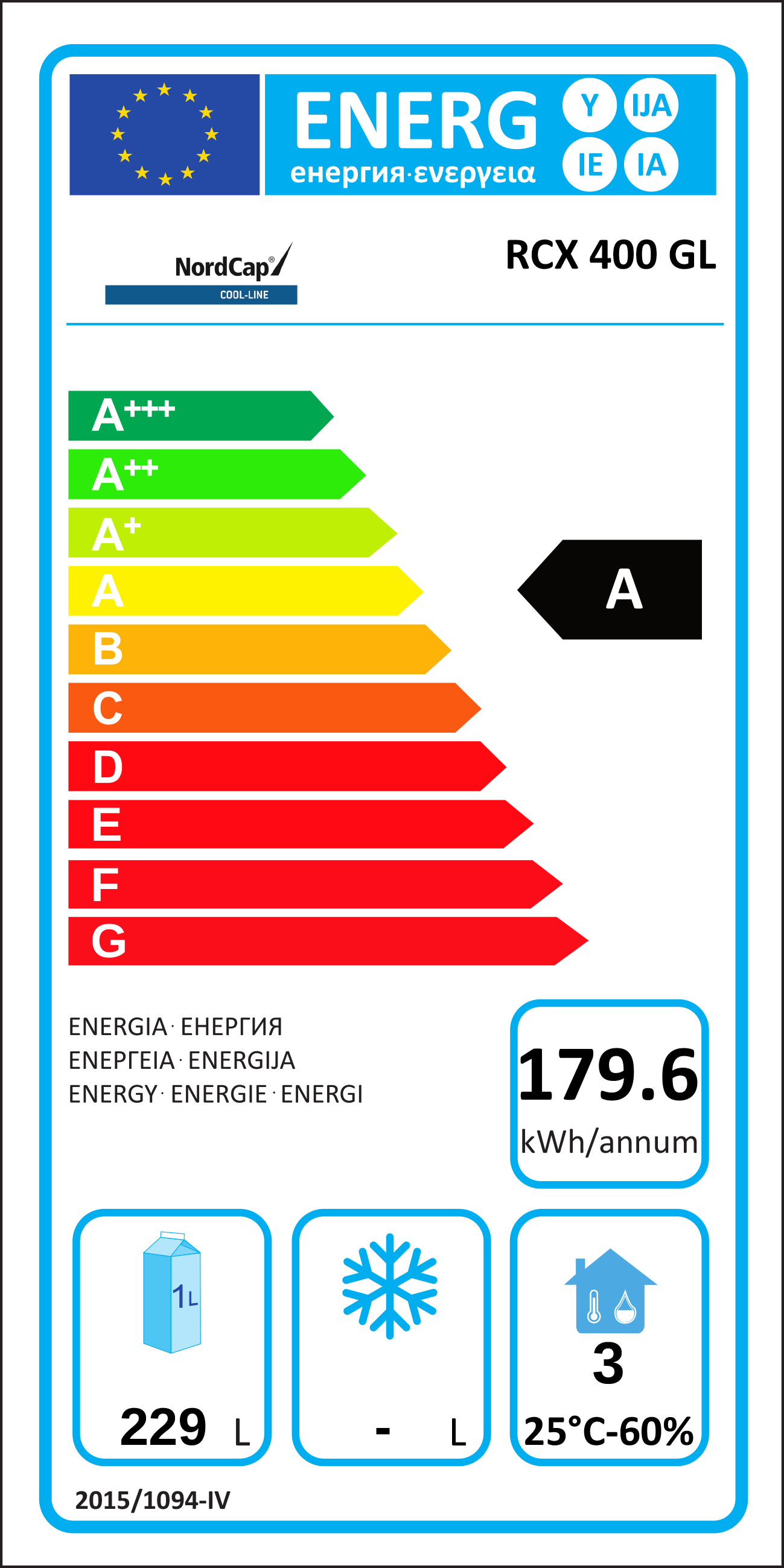  Nordcap 451400700 Energielabel