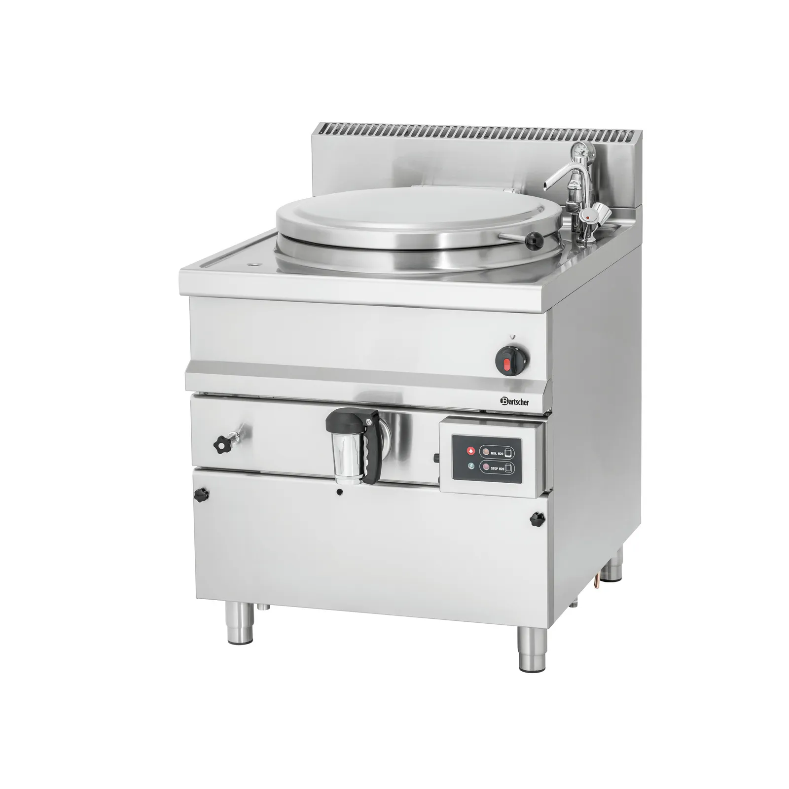 Bartscher 2800021 Kochkessel G113L Ansicht Komplett, Induktions-/Dampfkessel, Gewerbe-Grill/Griddle, Küchenmaschine, Edelstahl, Industriekocher