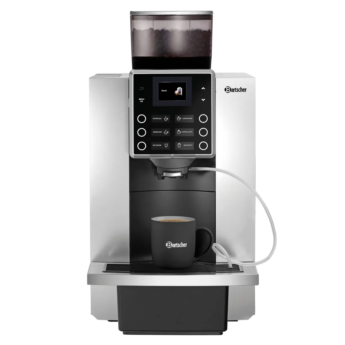 Bartscher 190052 Kaffeevollautomat mit eine Kaffeetasse