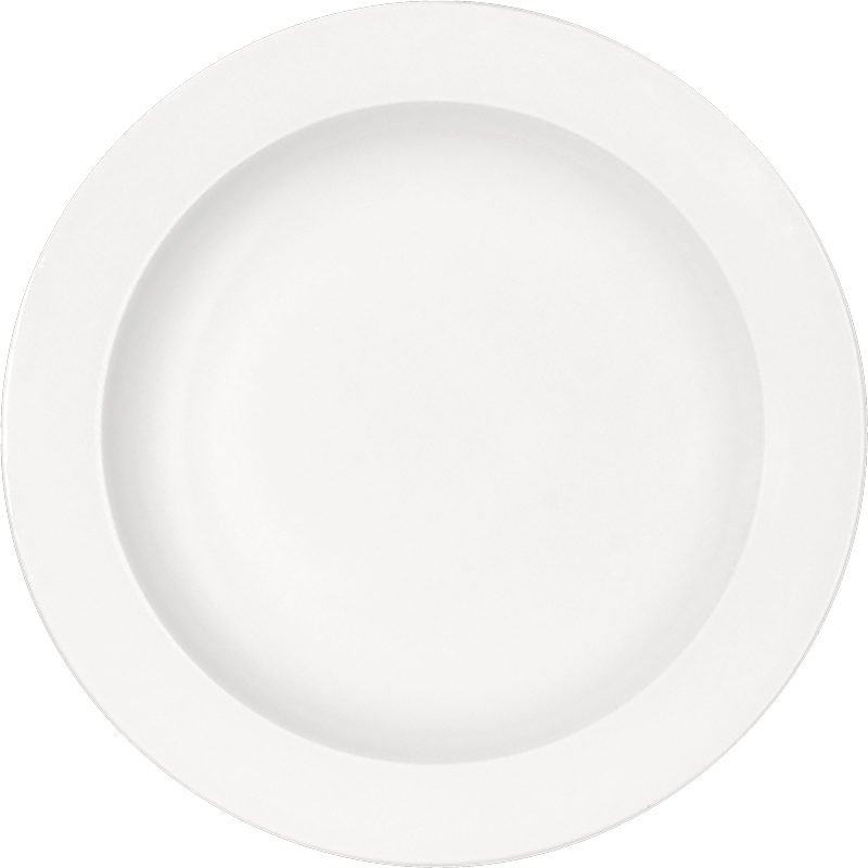 Bauscher 6700220 Teller halbtief Fahne, Porzellan, Töpferei, Mahlzeit, Teller, Servierplatte