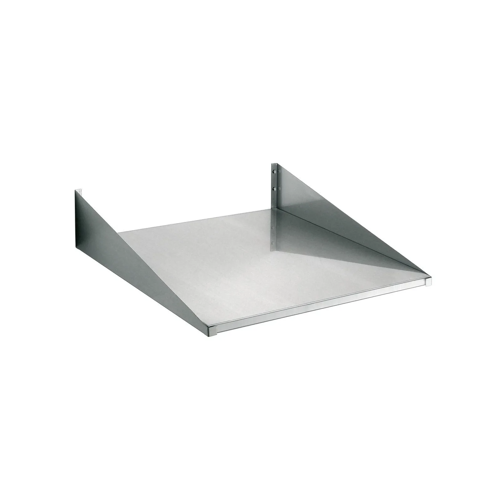 Bartscher 174600 Wandbord 600x600mm CNS, stahlregal, regalboden, wandregal, metall, servierfach
