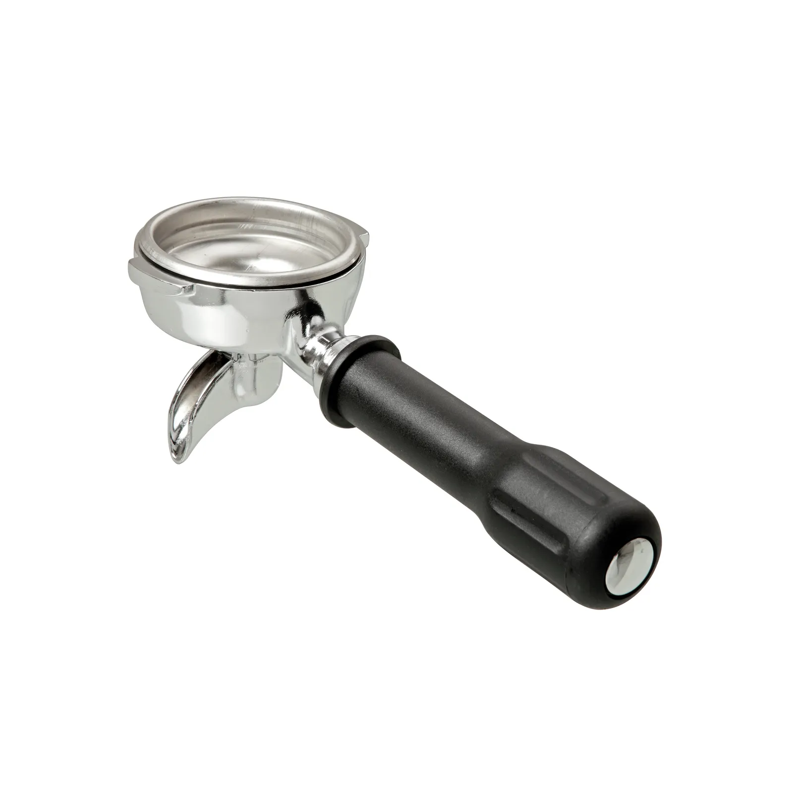 Bartscher 190180 Siebträger einfach 7g Coffeline, Espressoportafilter, Portafilter, Espresso-Filterhalter, Schwarze Griffe, Metallisch chrome
