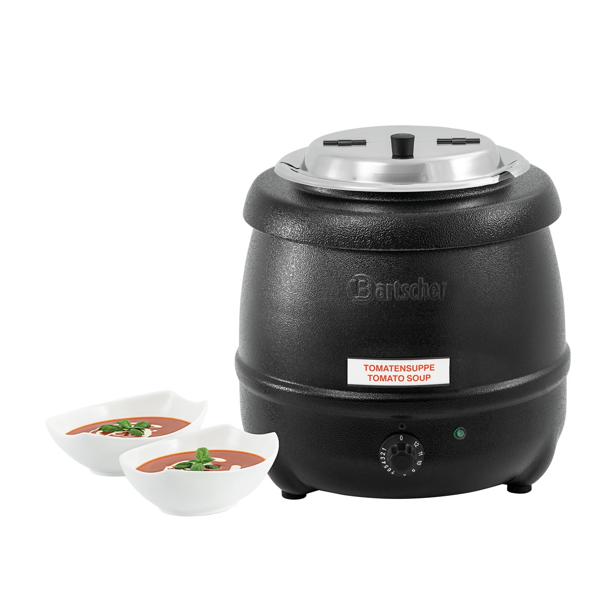 Bartscher 100061 Suppentopf mit zwei Suppenschalen