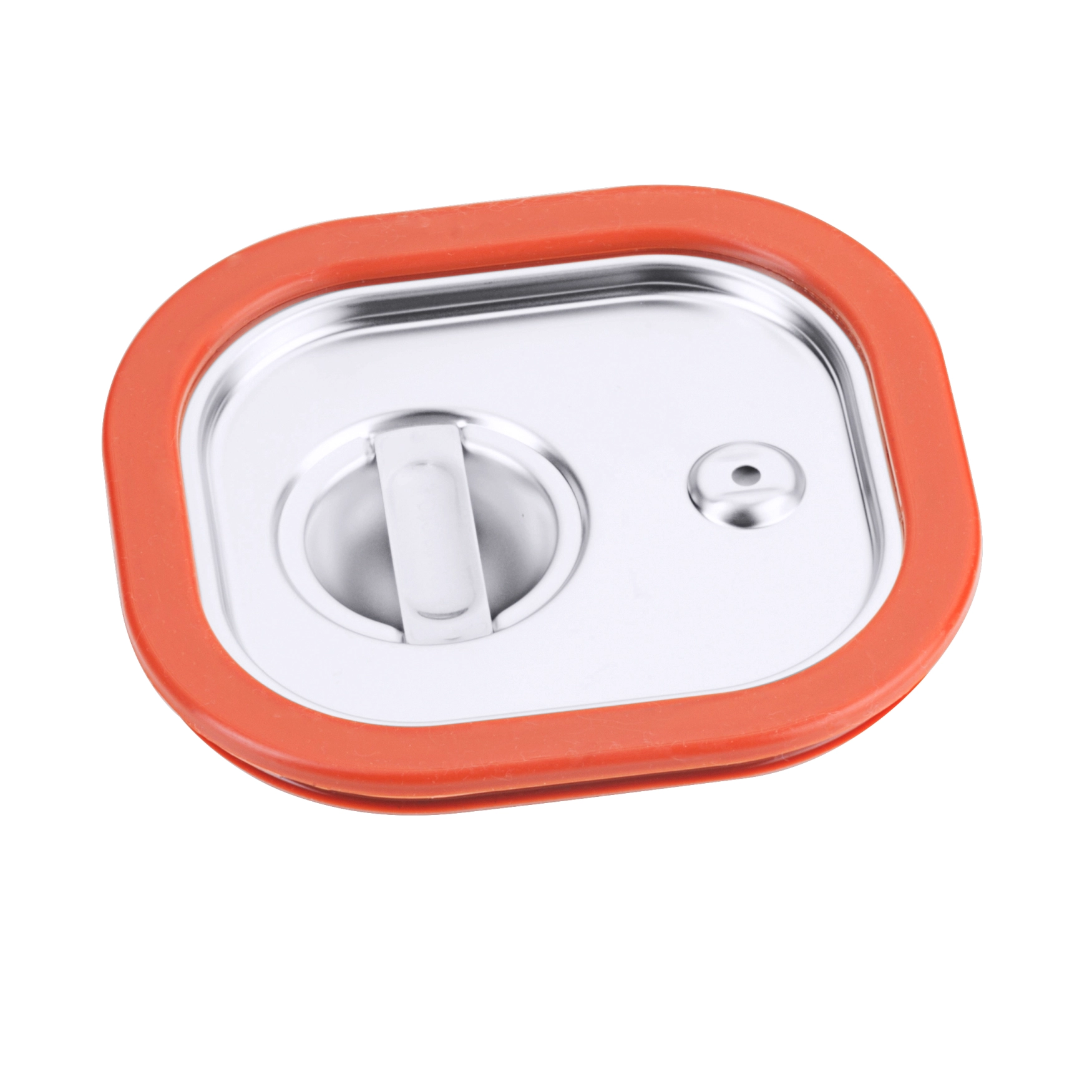 Contacto Edelstahl Deckel mit Gummidichtungfür Gastronormbehälter GN-1/6 8416176