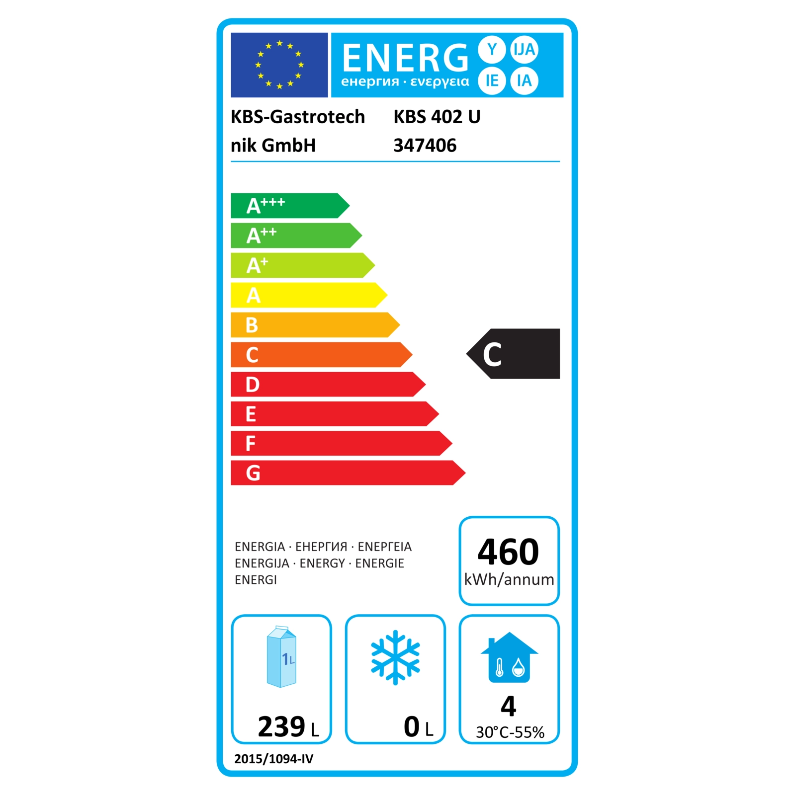  KBS 347406 Energielabel  