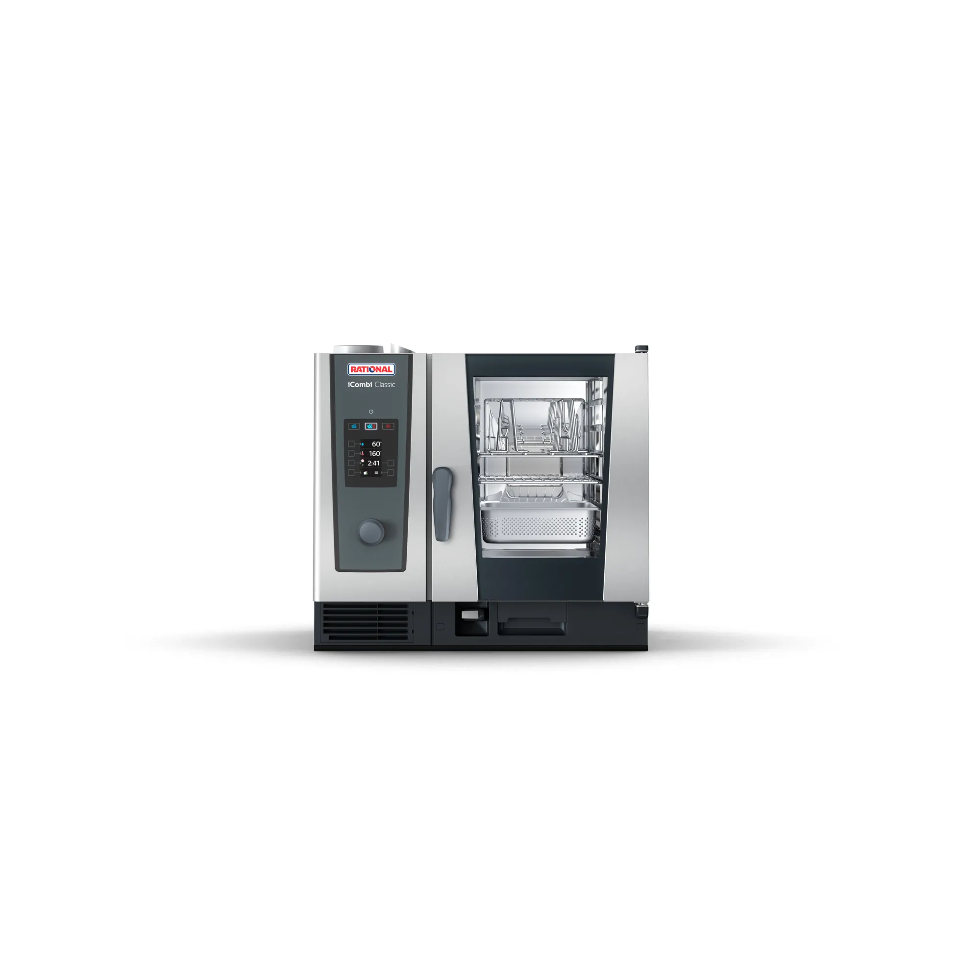 Rational CB2ERRA.0000071 Kombidämpfer iCombi Classic 6-1/1 GN, Dampfgarer, Kombigerät, Kompaktbackofen, Edelstahl, Gehäuse?, Kompaktbackofen, Gewerbebackofen, Industrieller Ofen, Durchlaufofen, Gleichmäßige Hitze