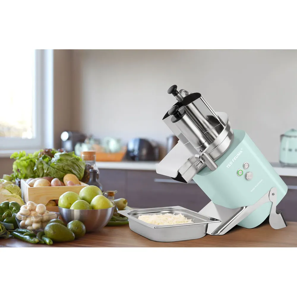 FEUMA 400010 TED lightgreen mit GN-Behaelter Weisskraut, Küchenmaschine, Schüssel, Sieb, Mörser, Pastamischer