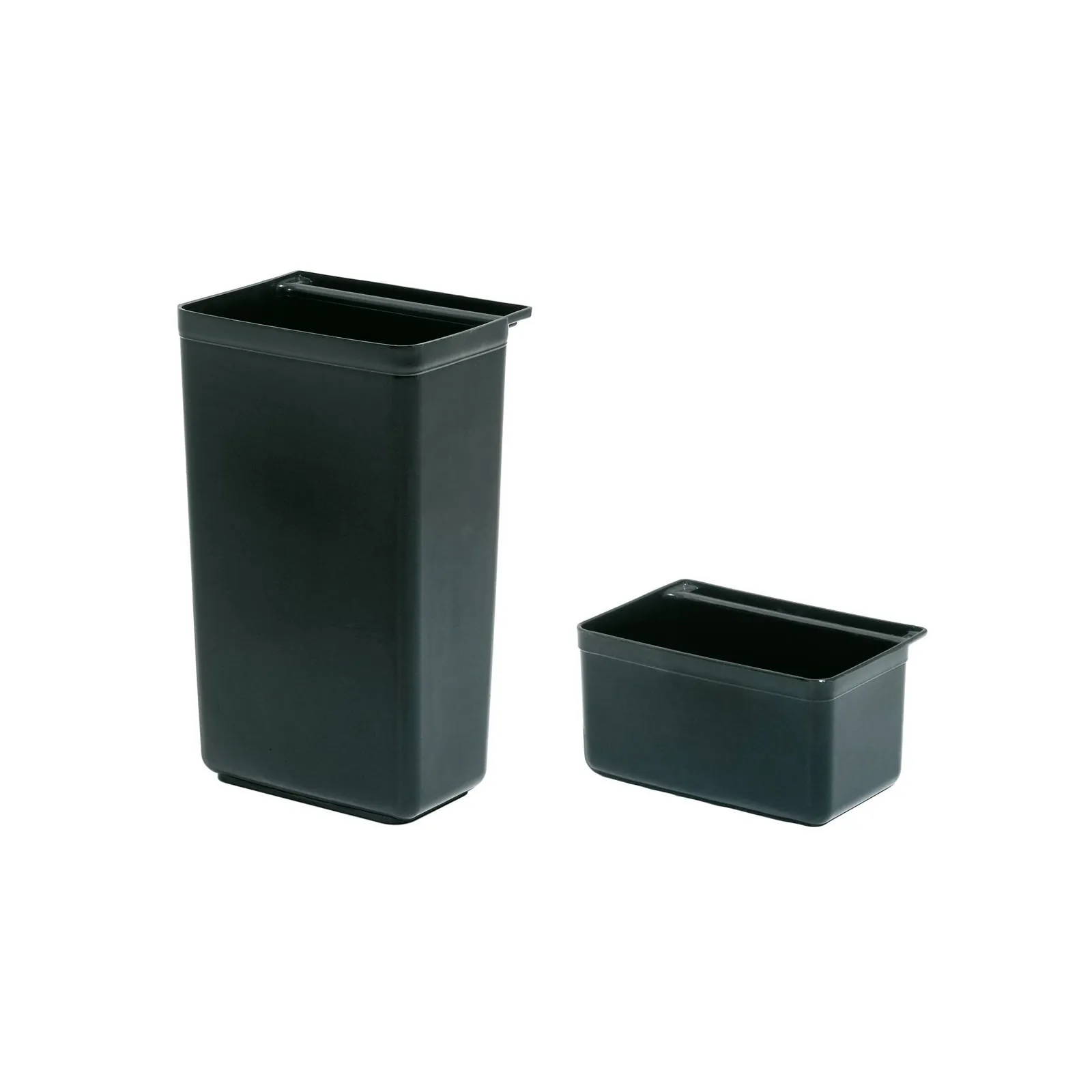 Bartscher A300047 Mülleinsätze für Servierwagen Ansicht nur Einsätze nebeneinander