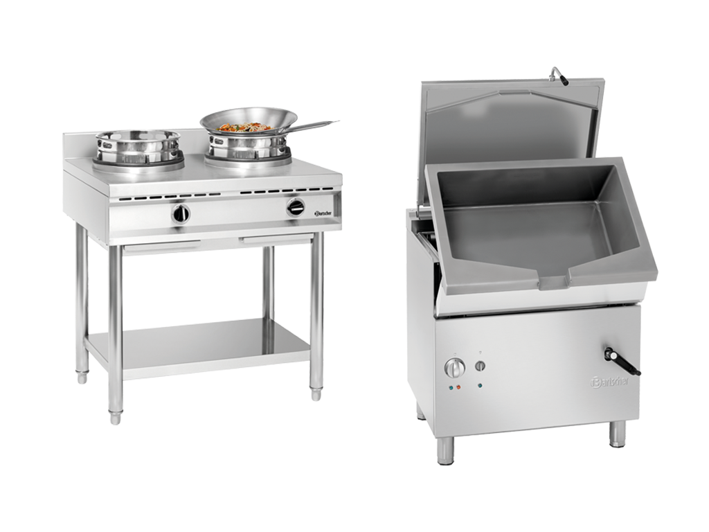 Bratgeräte und Kippbratpfannen