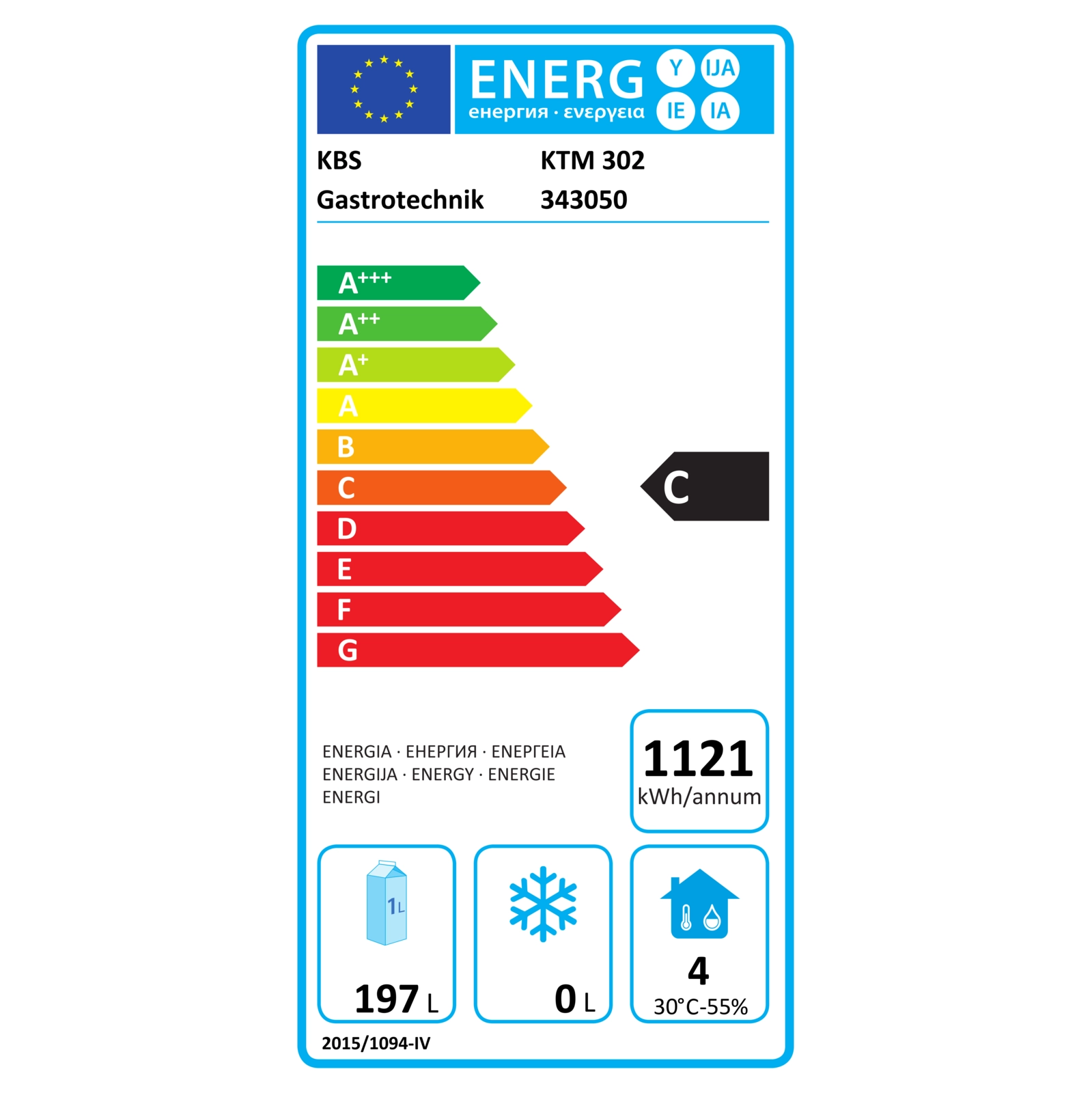  KBS 343050 energielabel  