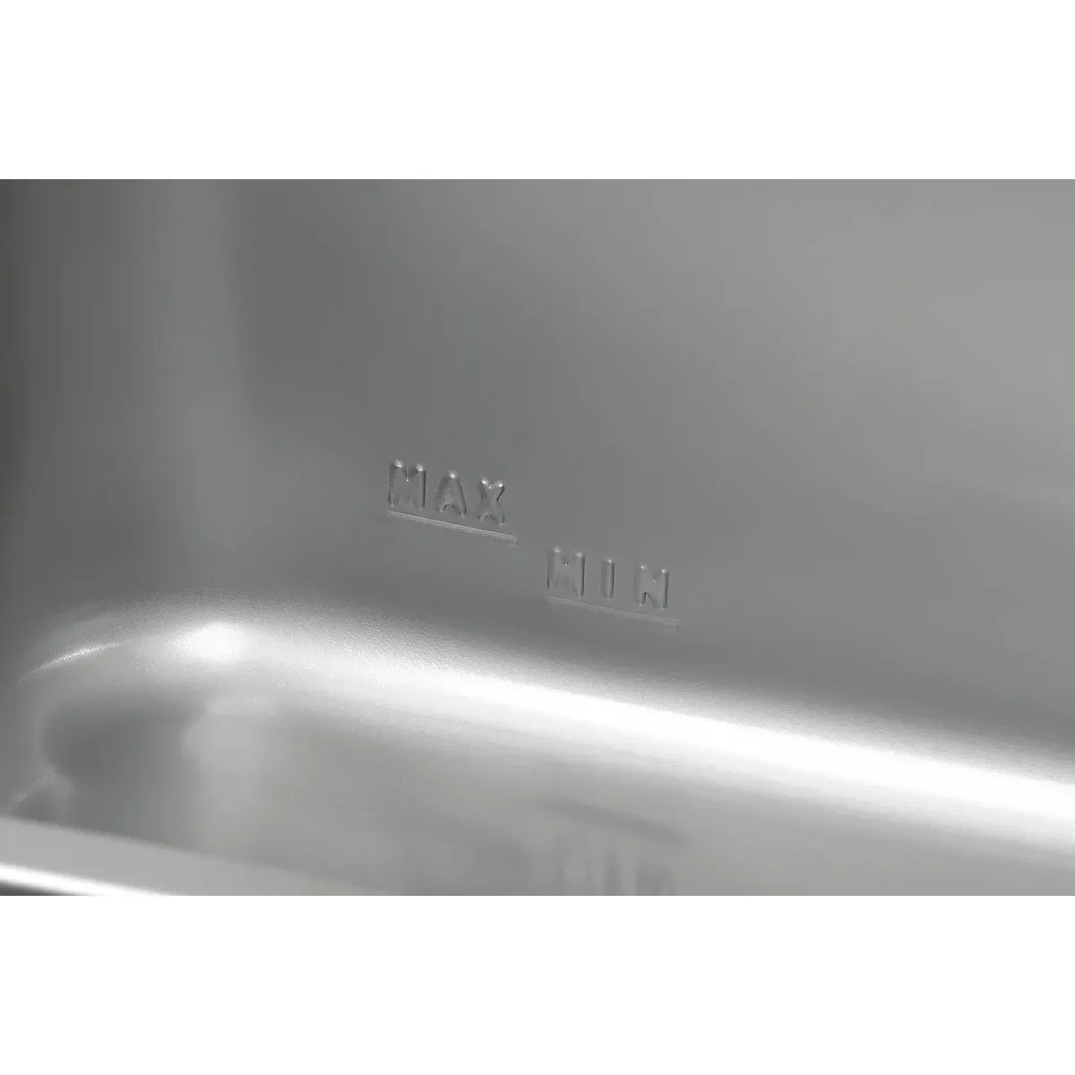 Bartscher 200232 Bain Marie 212-150 Innenansicht, Skala, max, min, stempelt