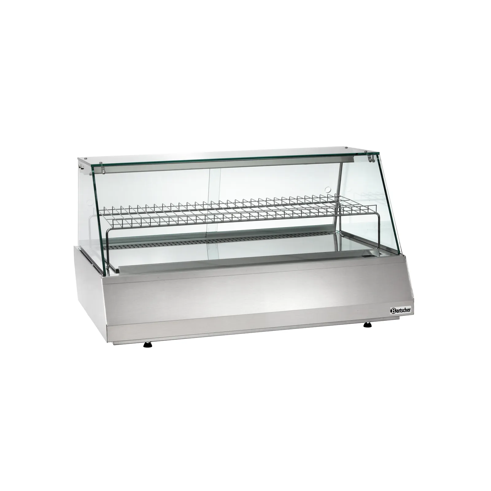 Bartscher 406056 Kalte Theke 3/1 GN Kantglas Ansicht Komplett leer
