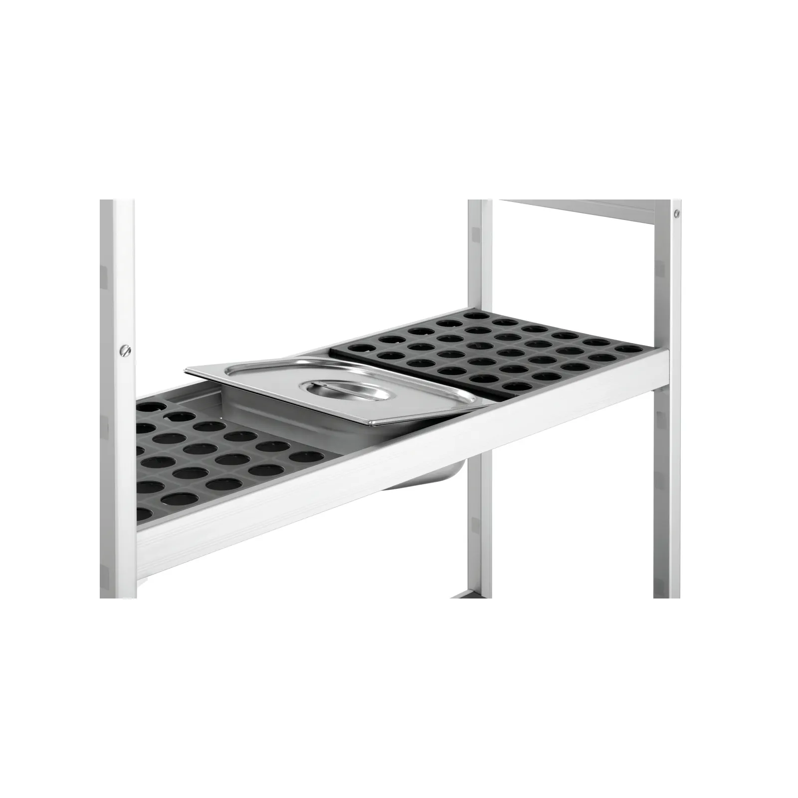Bartscher 603151 Regalsystem Kit 1 B960 Ansicht Wanne, Küche, Backblech-Schale, Tray, Metallregal, Rosteinsatz