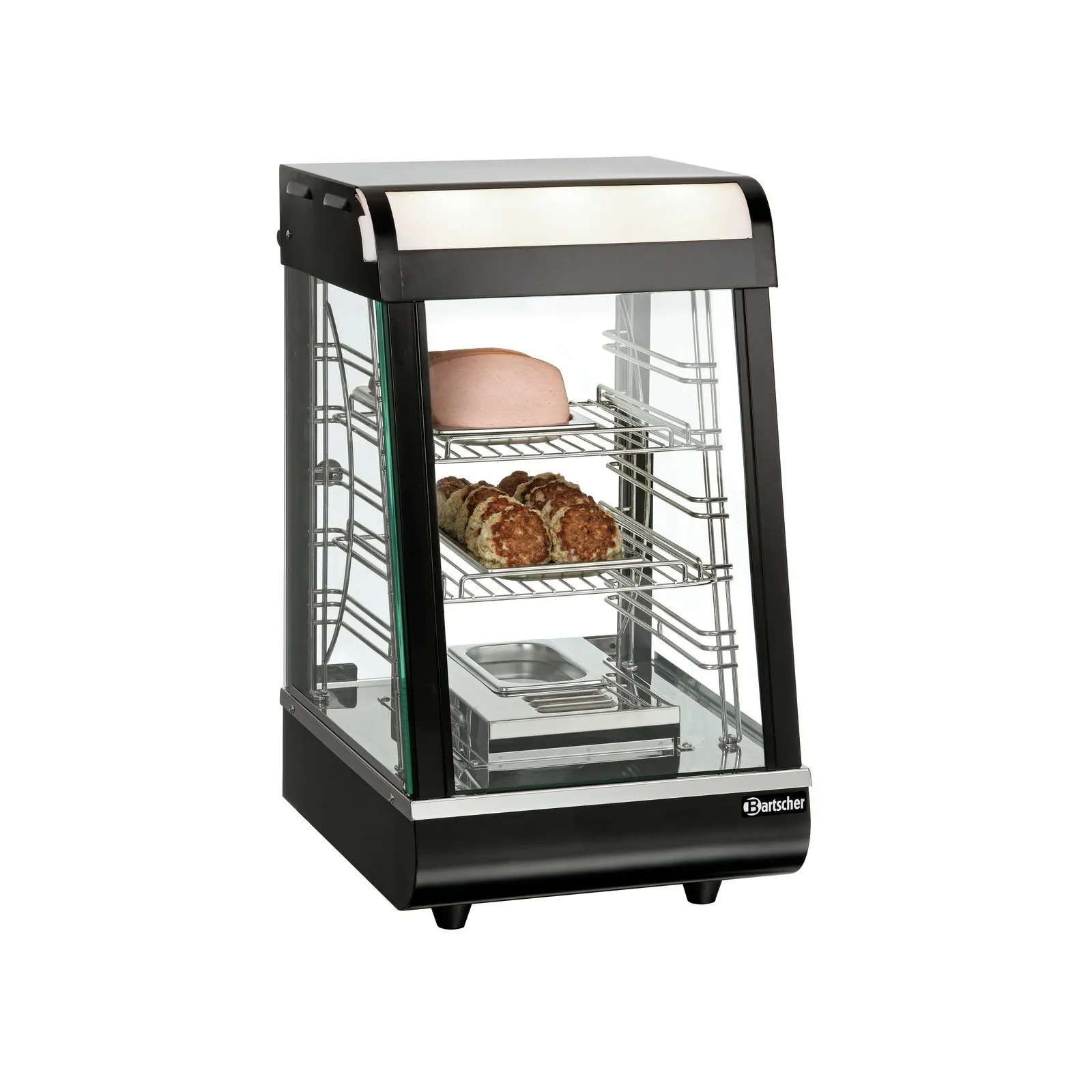 Bartscher 306057 Heiße Theke Bartscher DeliCompact Ansicht Komplett, mit Essen