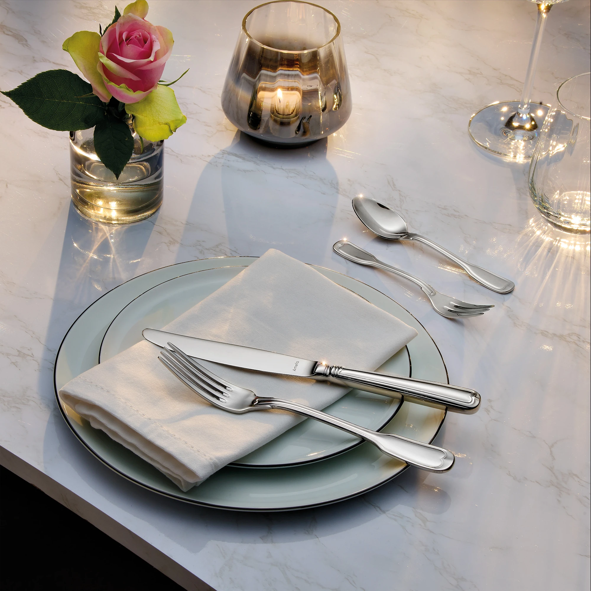 Amefa Besteckserie Augsburger Faden Impression