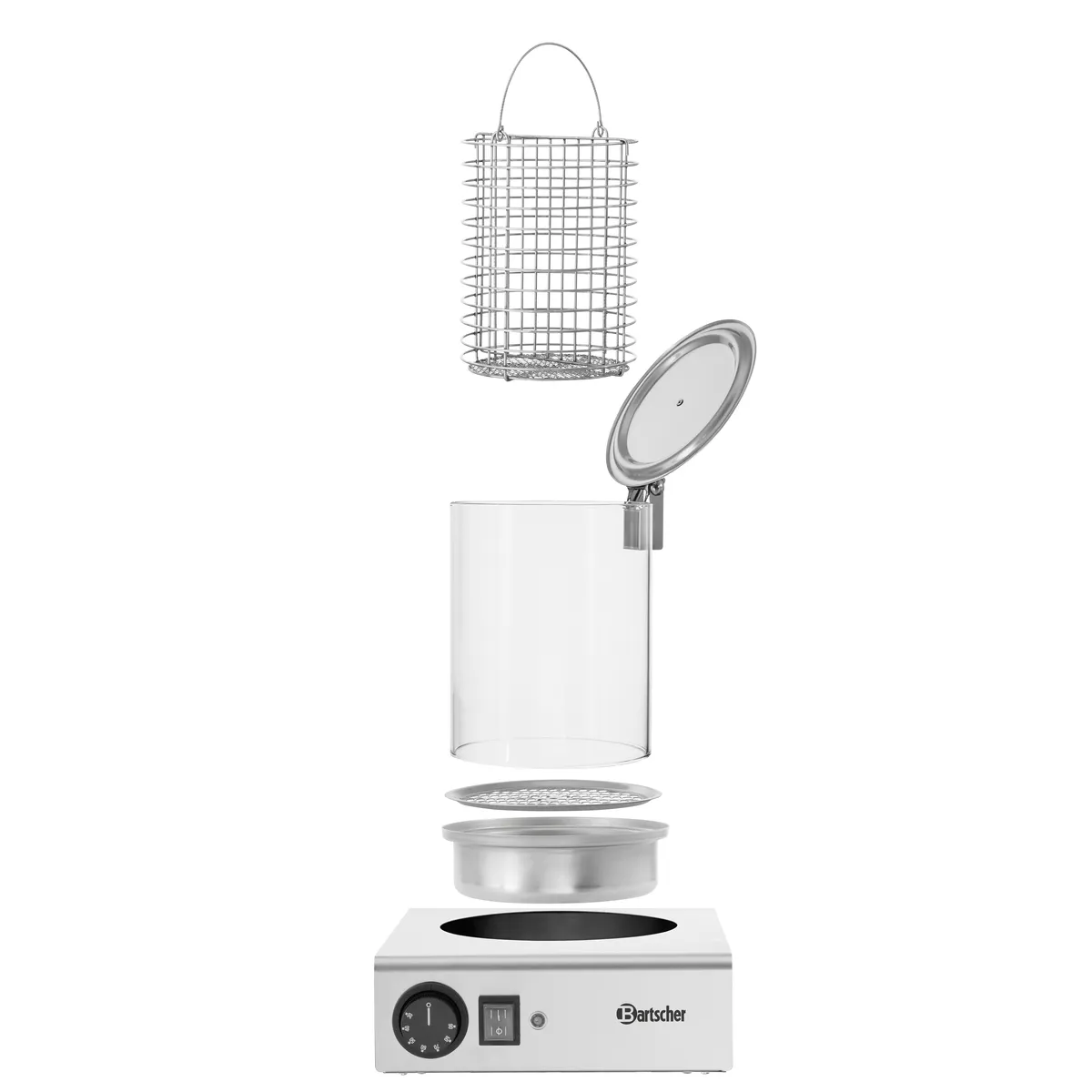 Bartscher A120401 Hotdog Geraet zerlegt