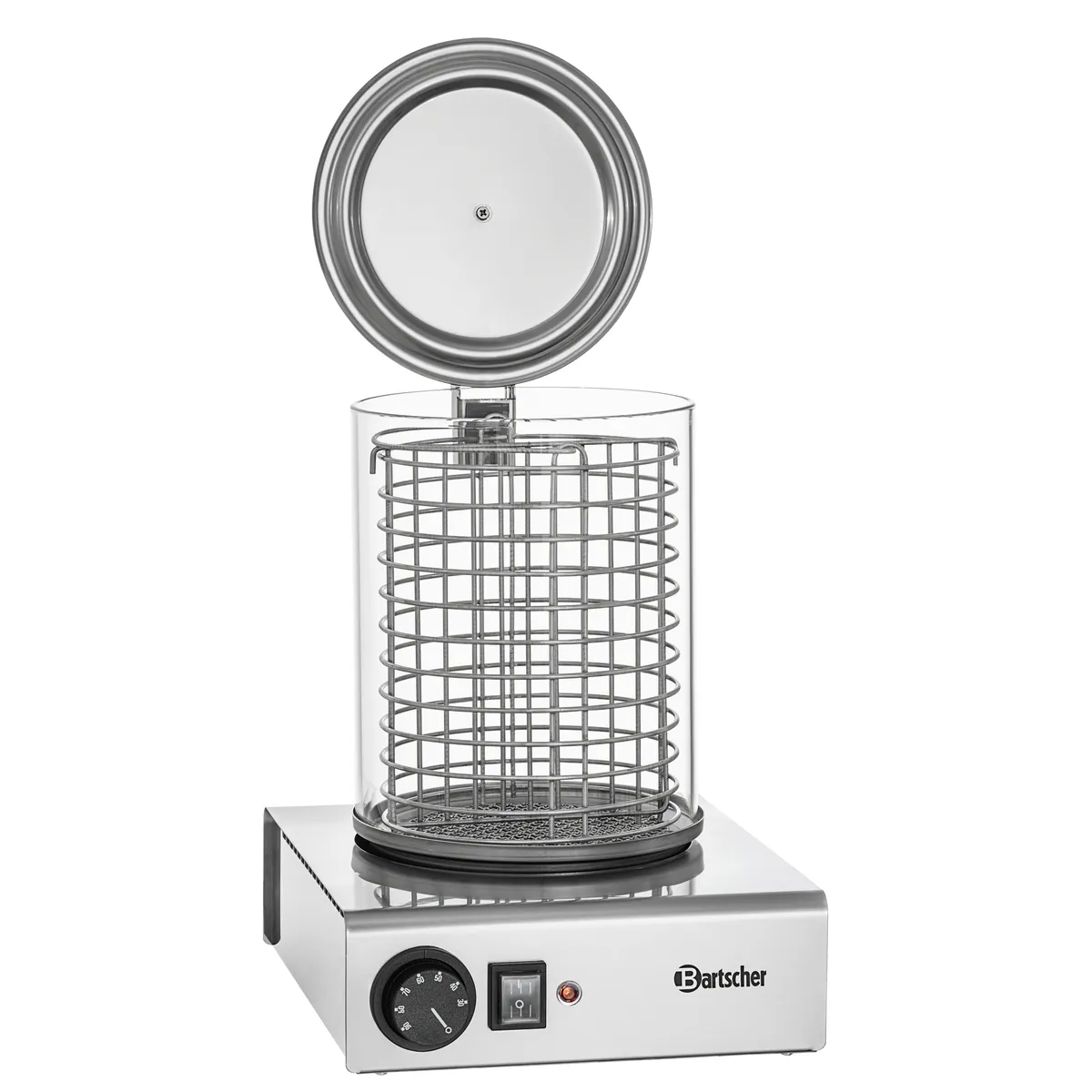 Bartscher A120401 Hotdog Geraet Deckel offen
