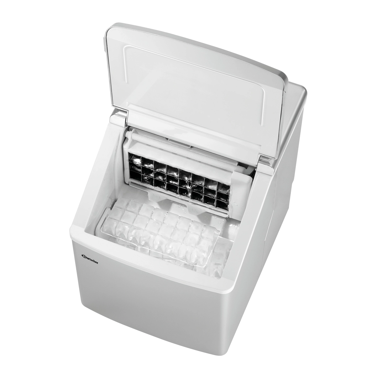 Bartscher 100083 Eiswuerfelbereiter geöffnete Klappe
