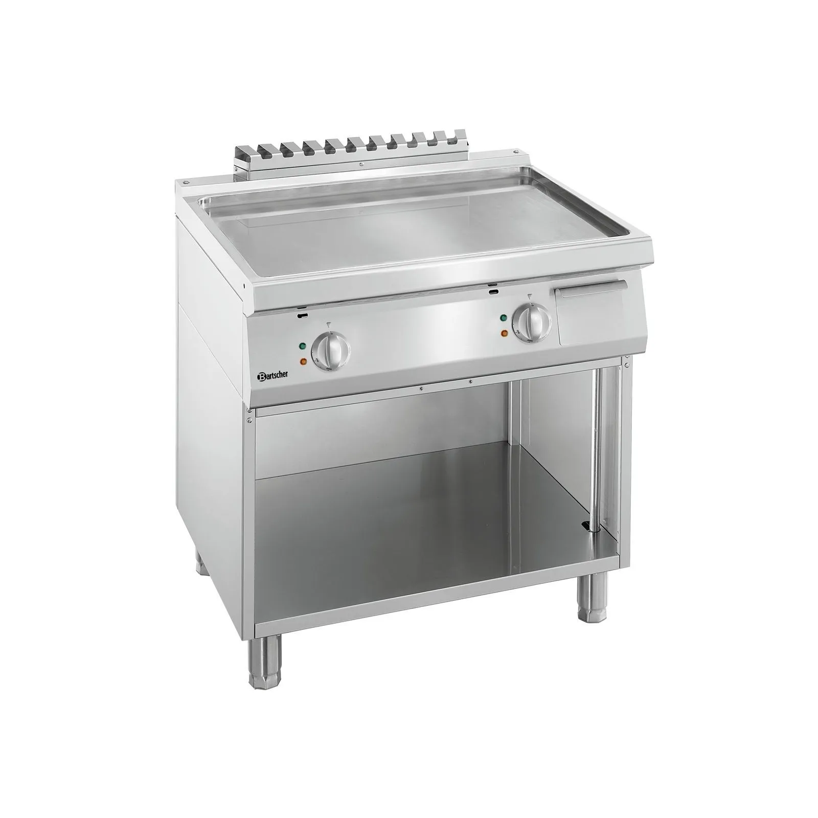 Bartscher 286508 Griddleplatte 700 B800 glatt, induction-grill, stainless-steel, gassless, kitchen-oven, griddle