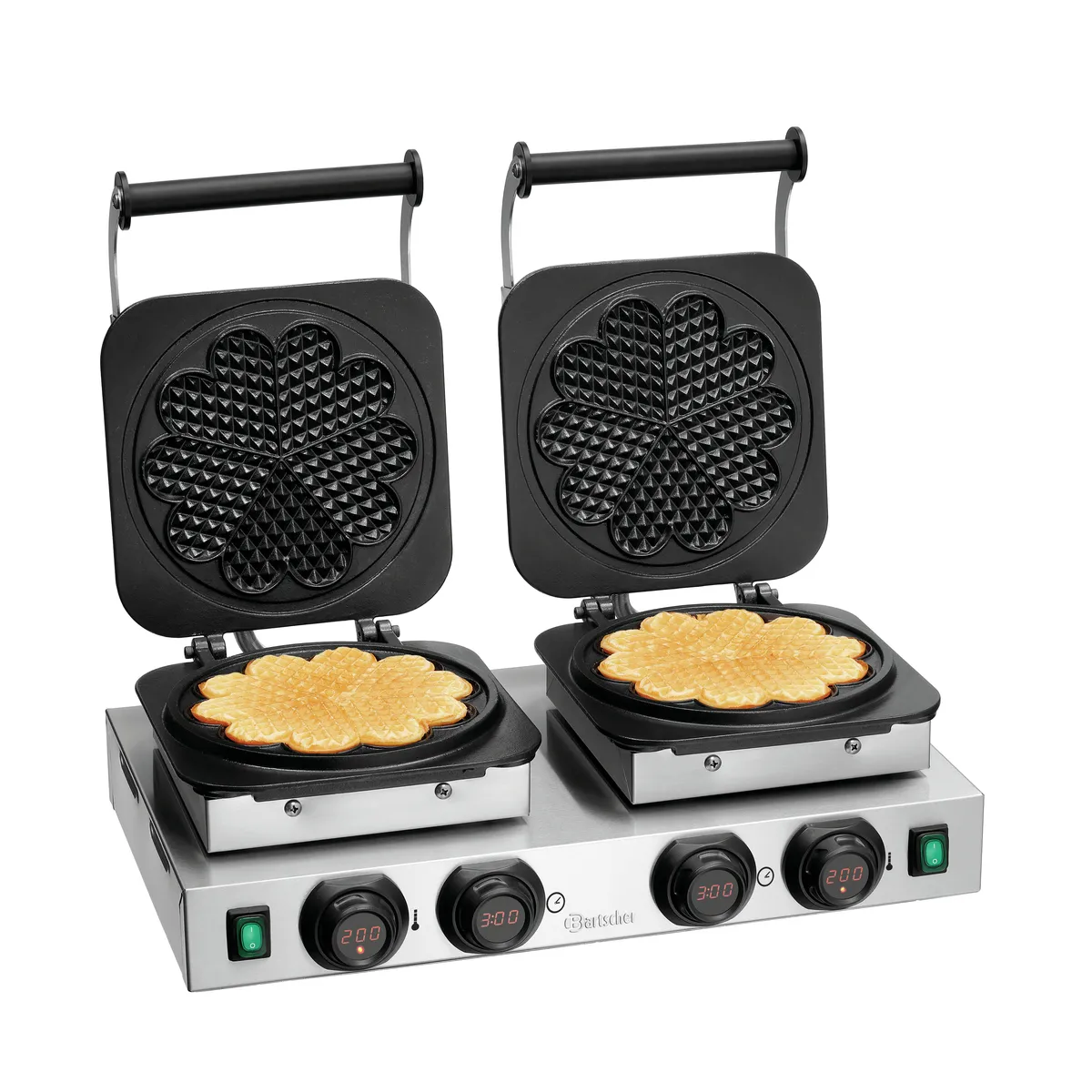 Bartscher 370198 Waffeleisen mit fertigen Waffeln