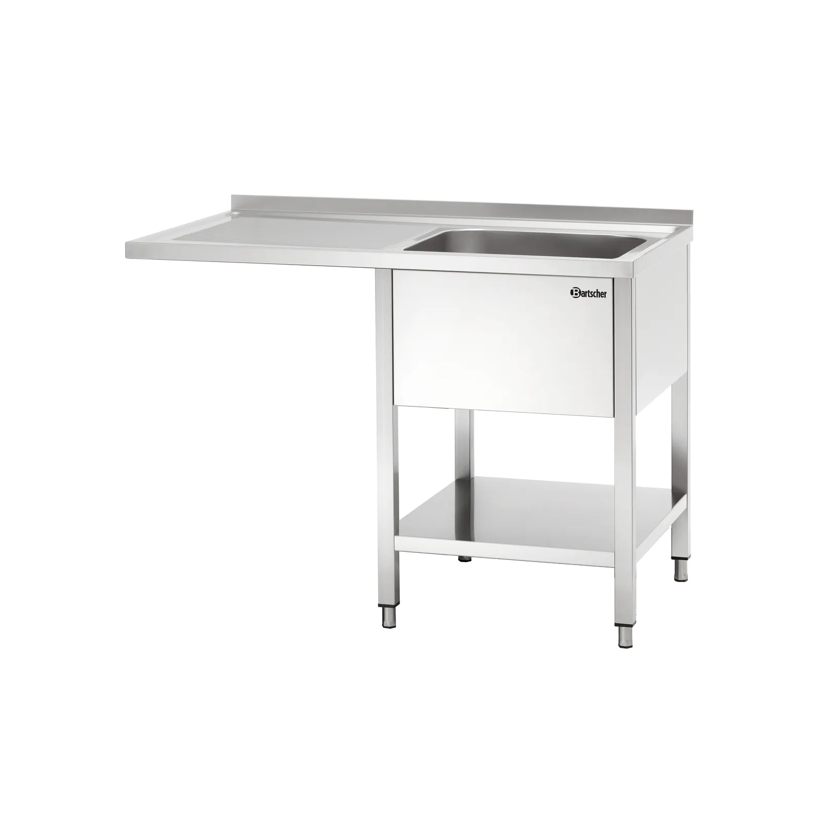 Bartscher 306640 Spülcenter 700 B1200 Becken RE Ansicht Komplett