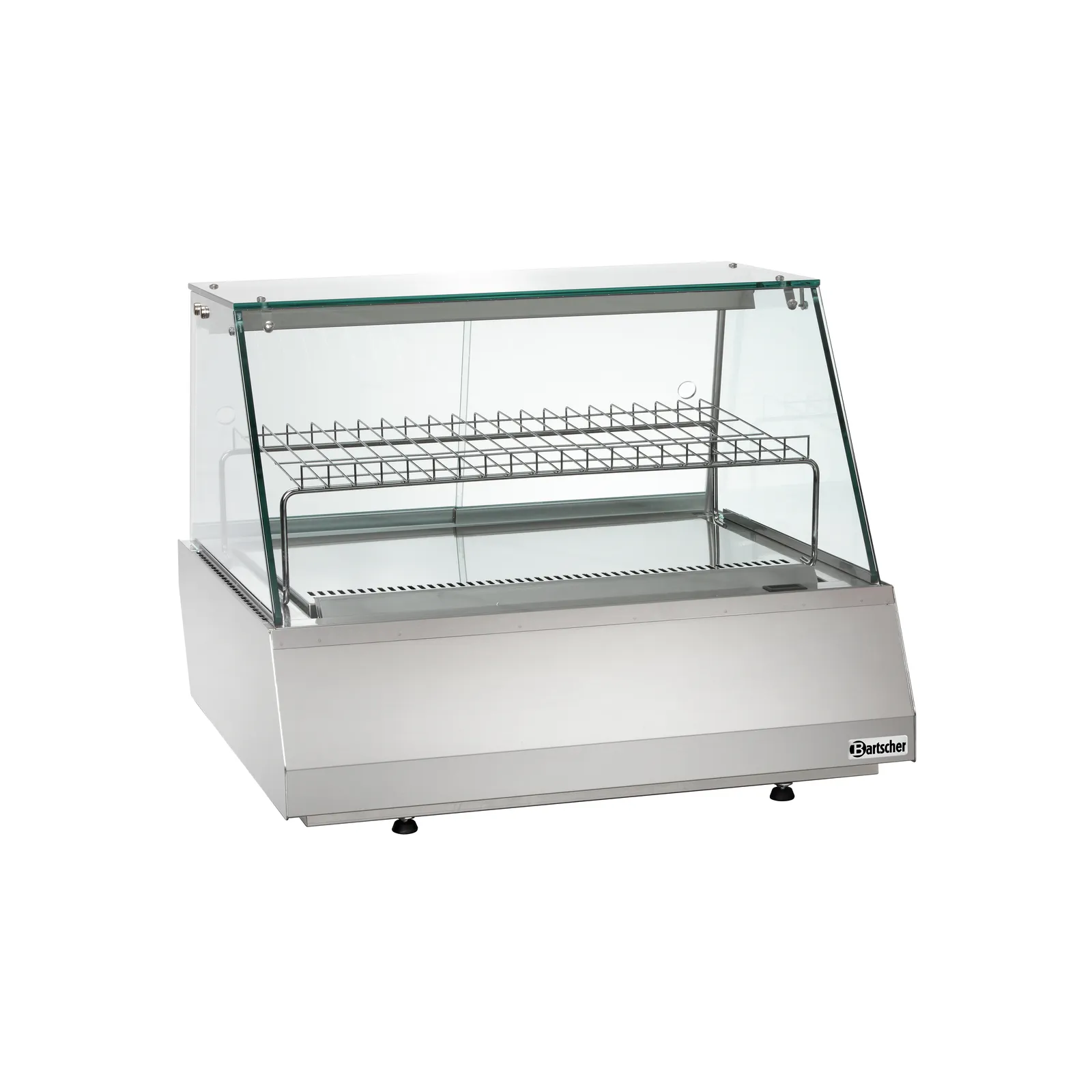 Bartscher 406055 Kalte Theke 2/1 GN Kantglas Ansicht Komplett leer