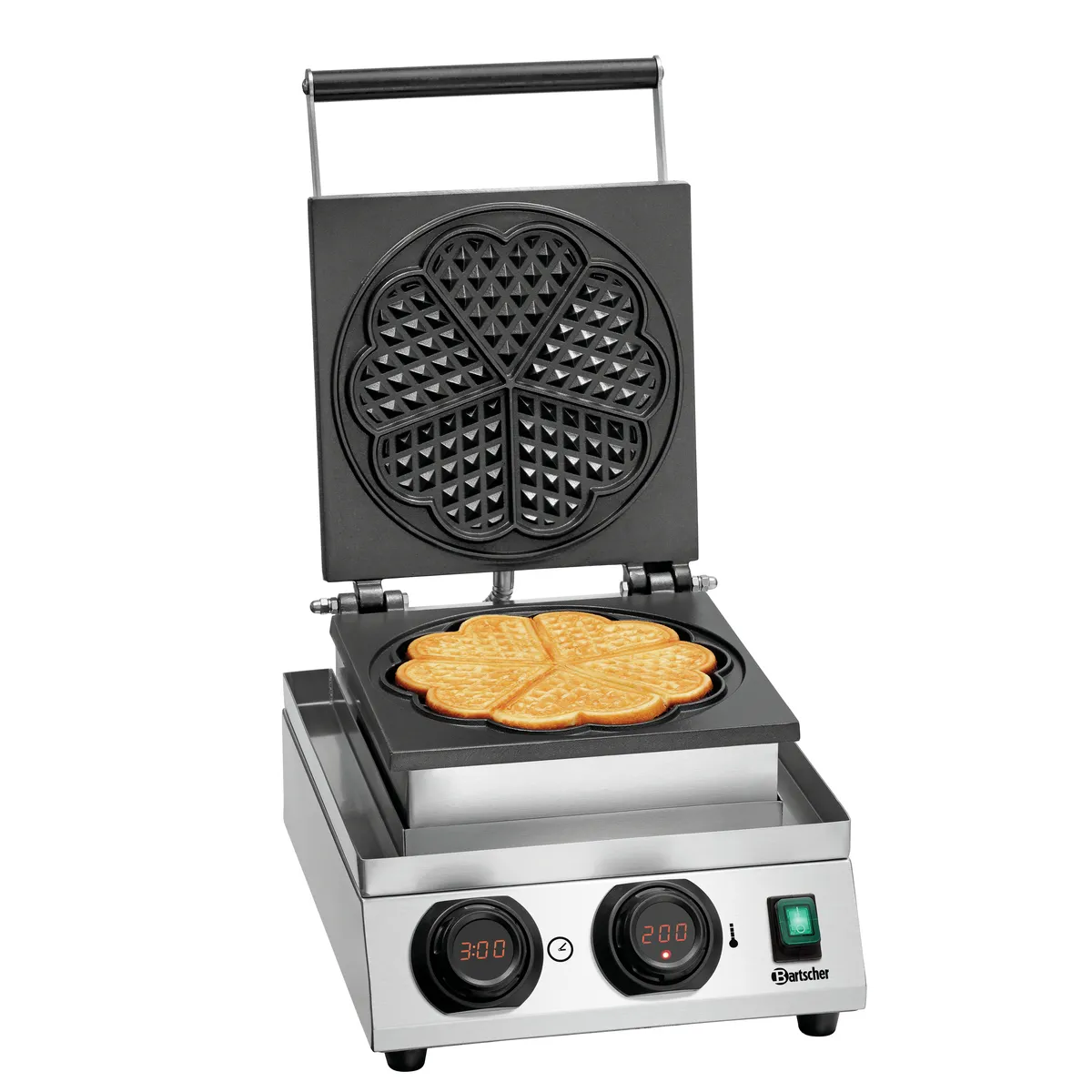 Bartscher 370270 Waffeleisen mit fertiger Waffel