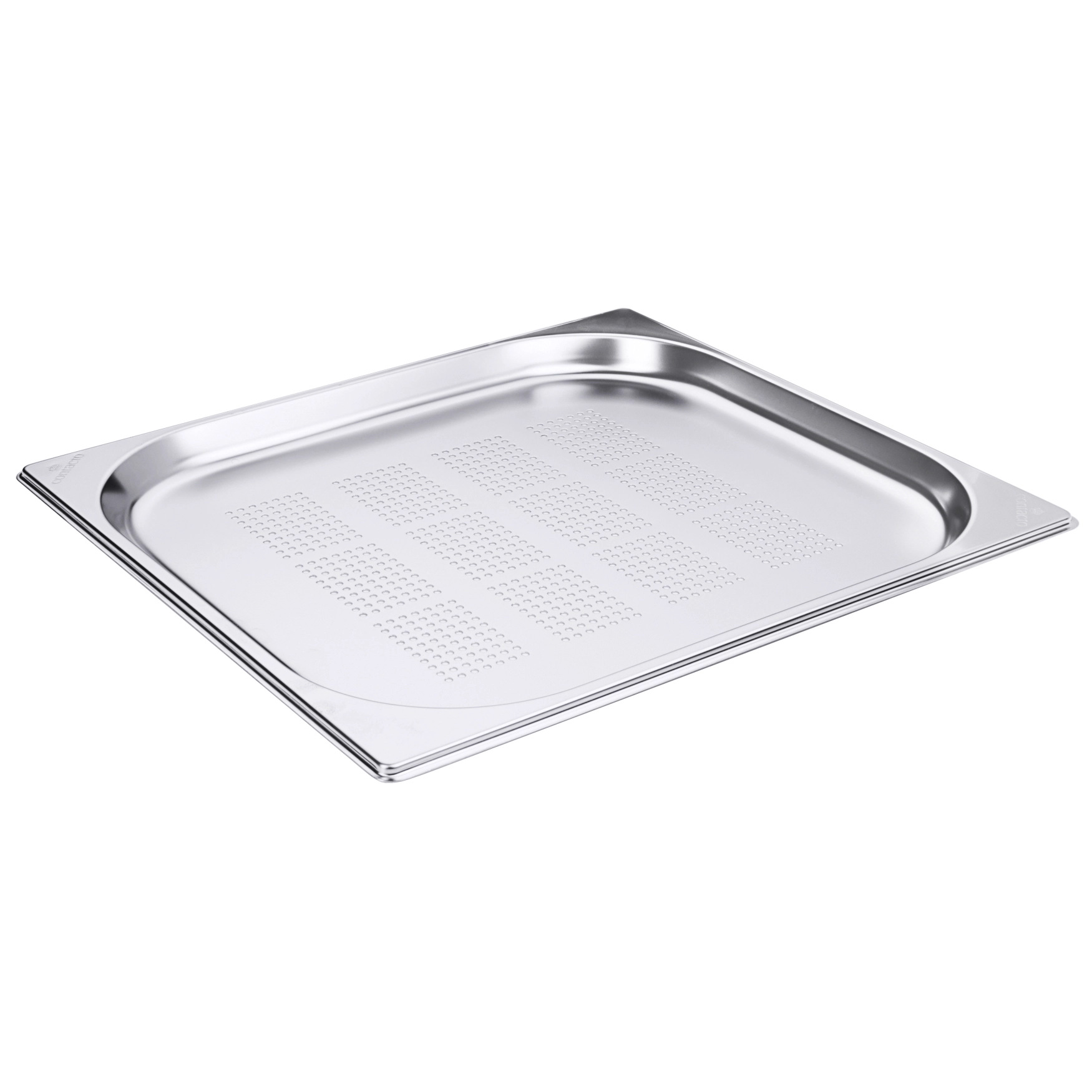 Contacto Edelstahl GN-Behälter gelocht GN 2/3 Tiefe 20 mm