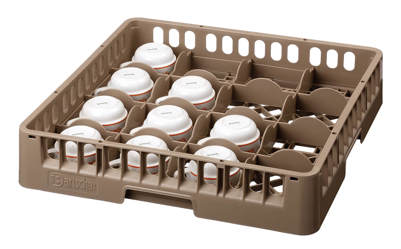 Bartscher 5316 Gläserkorb 16 Fächer