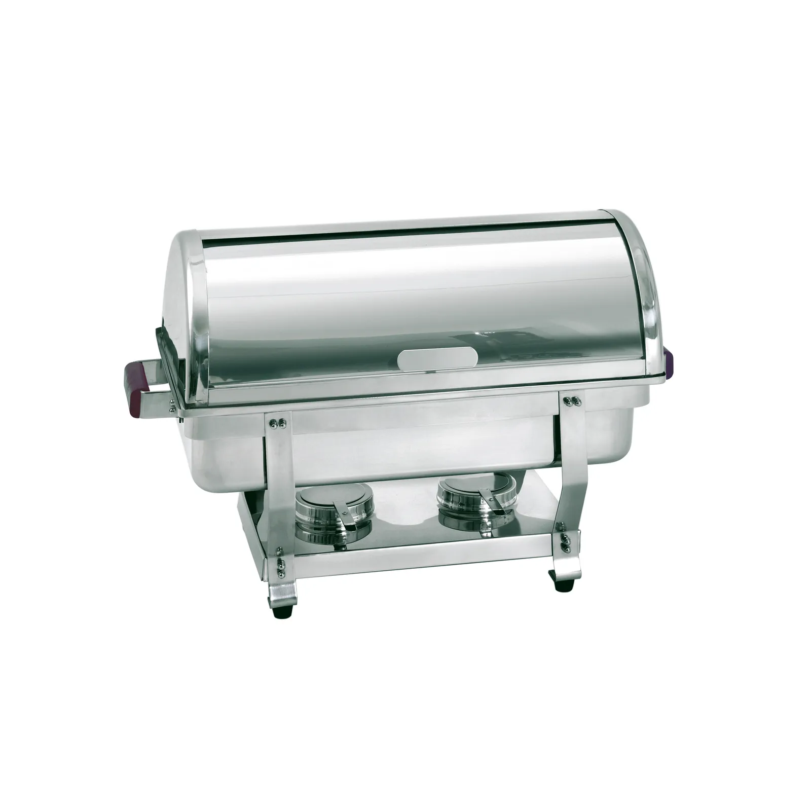 Bartscher 500458 Chafing-Dish 1/1 BP Rolltop, Chafing Dish, Edelstahl, Buffetwärmer, Rolltop-Deckel, Griffe