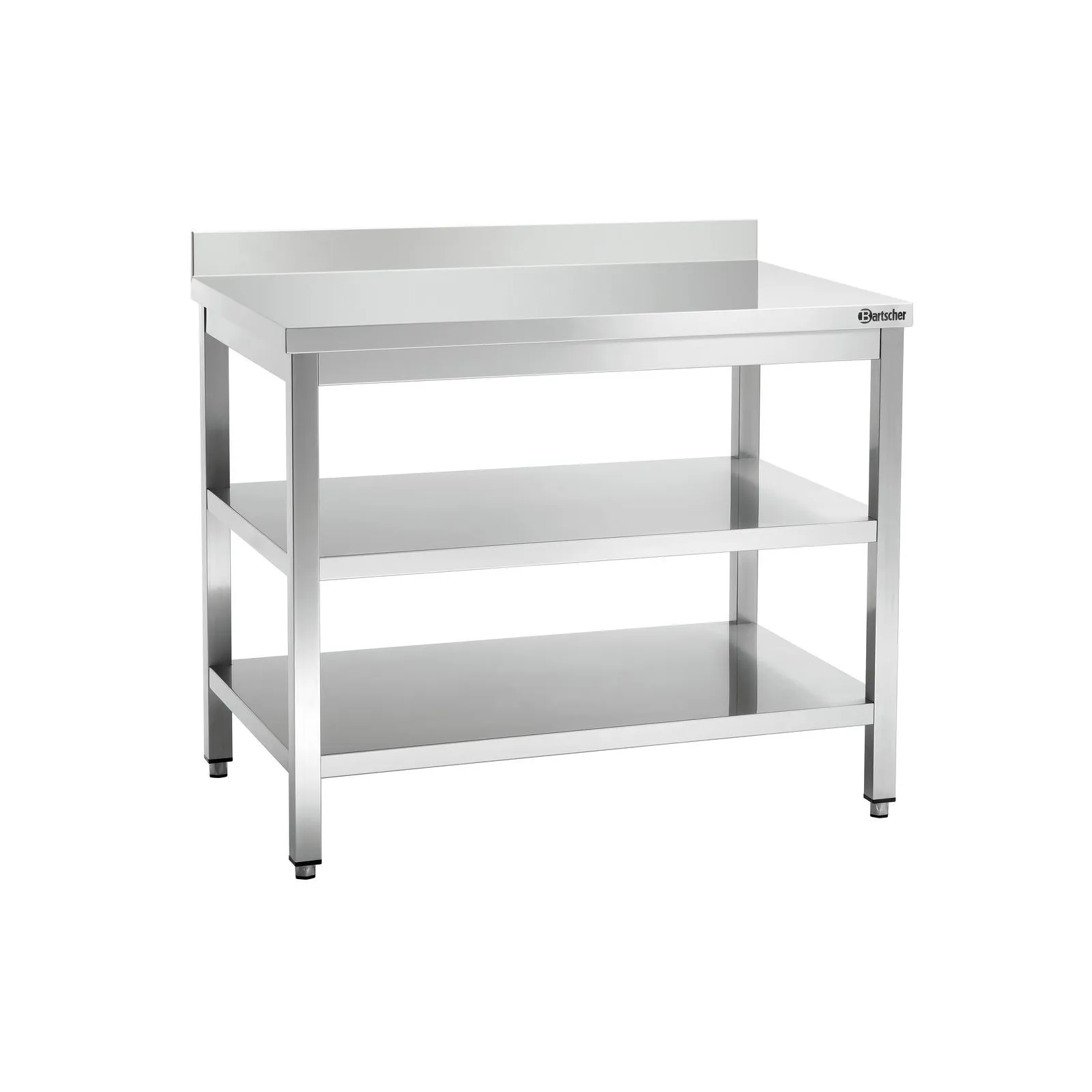 Bartscher 310107 Zwischenboden 1000 Ansicht eingebaut, edelstahl tisch, arbeitstisch, regal tisch, schwe..., kuechen tisch