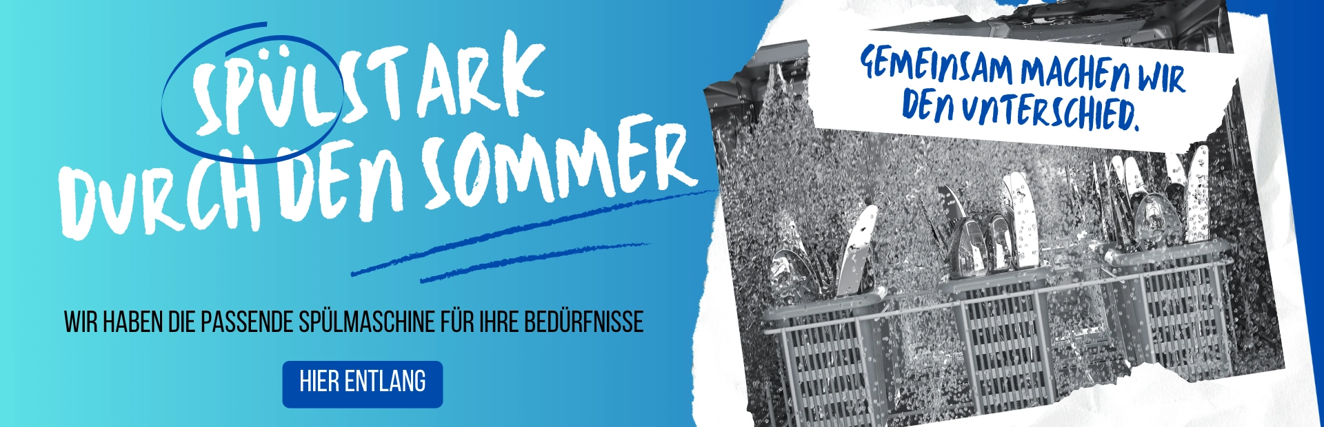 Spülstark in den Sommer starten - jetzt Spülmaschine entdecken