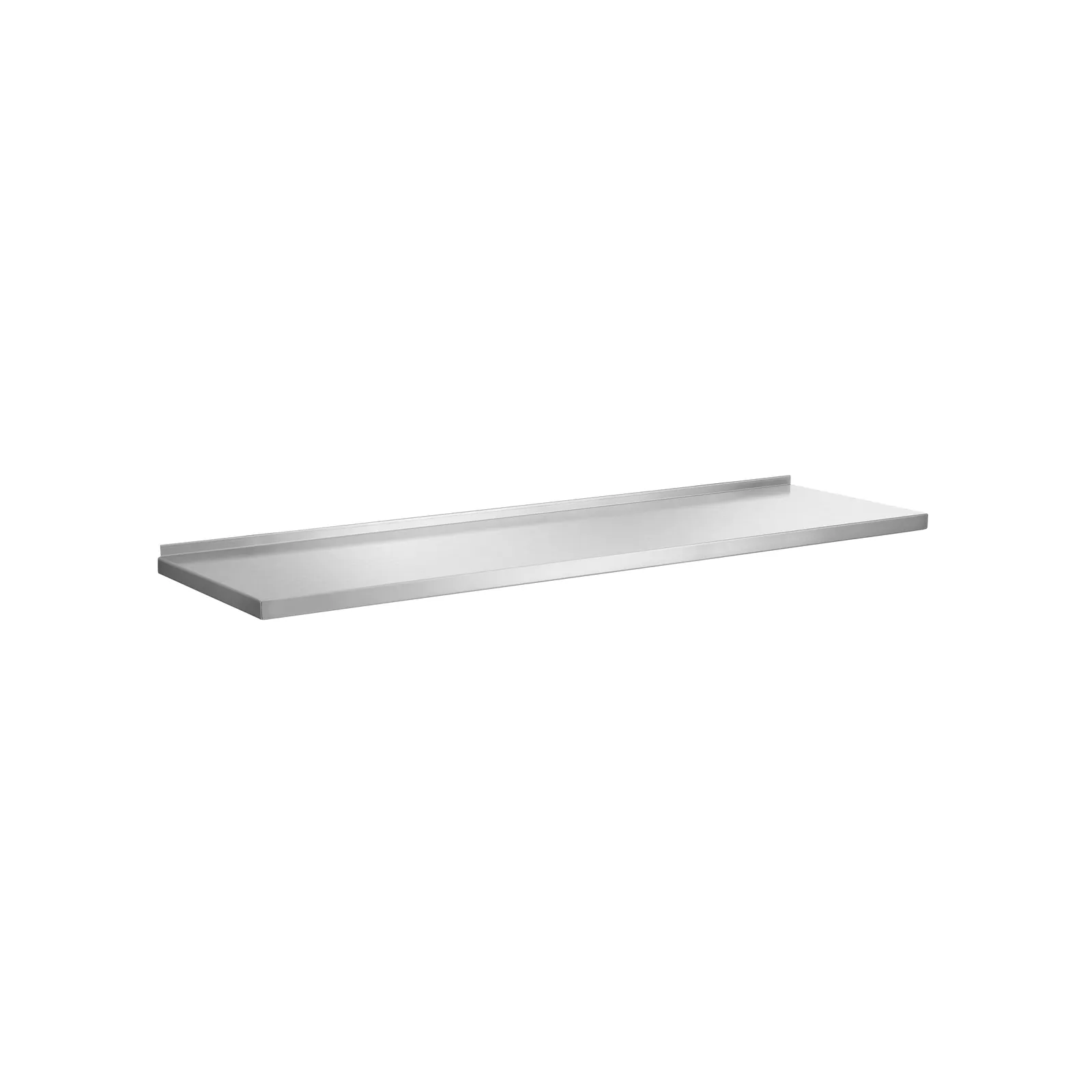 Bartscher 603004 Wandbord 1200x355x27 CNS Ansicht Wandbord, Regal, Halter, Edelstahl, Flach, Küche