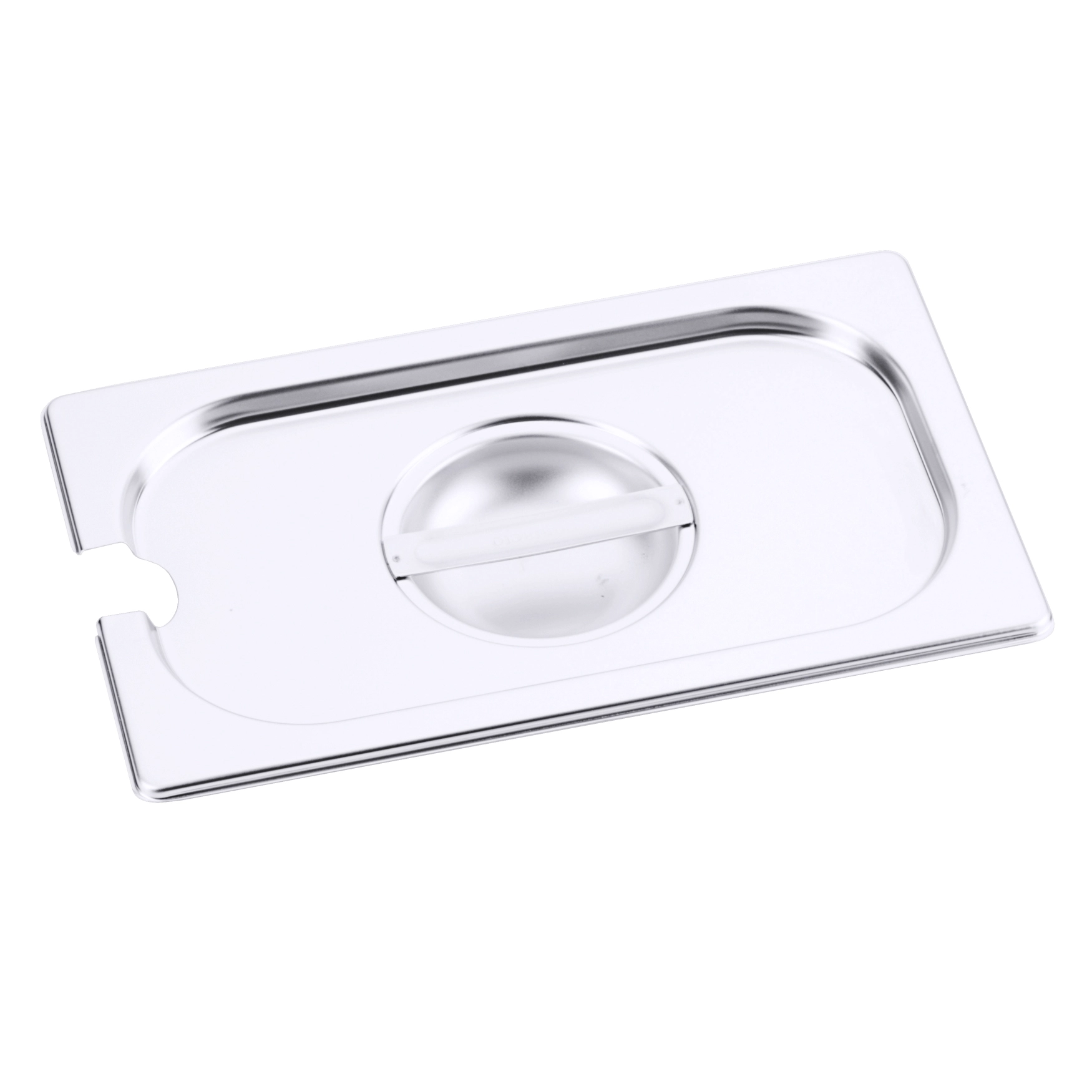 Contacto Edelstahl Deckel für Gastronormbehälter mit Loeffelausschnitt GN-1/4 7614265