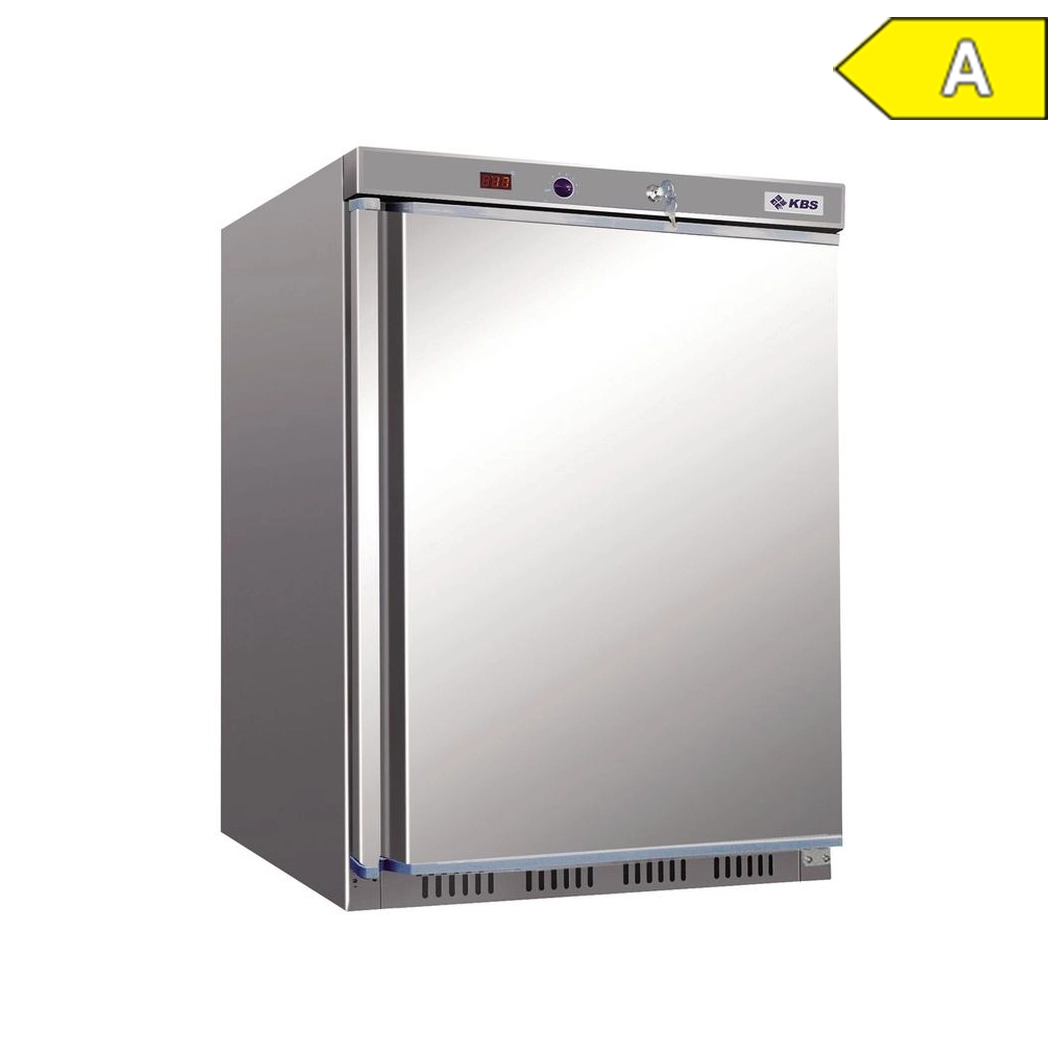  KBS 347216 Edelstahltiefkuehlschrank kbs-202-tk chr Label  
