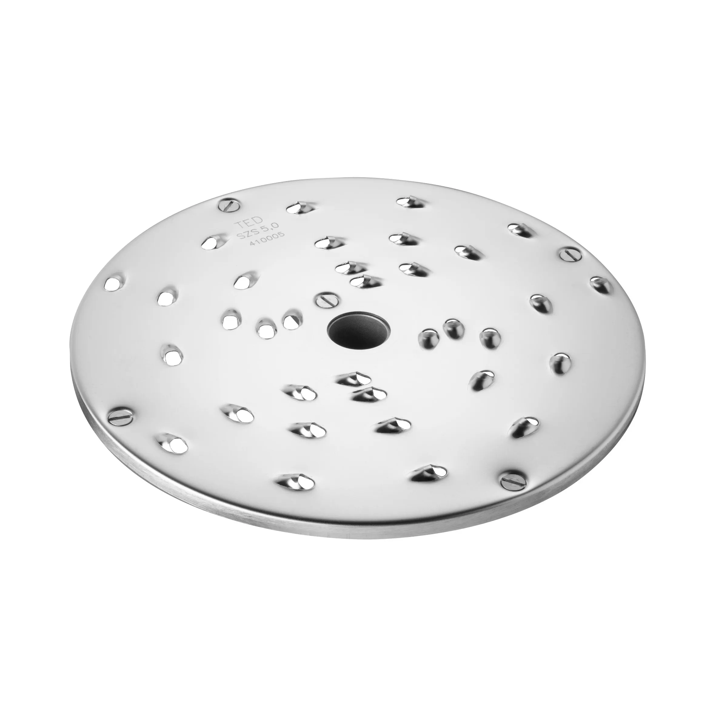 Feuma 410005 Schitzel- und Kaesereibscheibe, Duschkopf, Chrom, Stahl, Metall, Rund