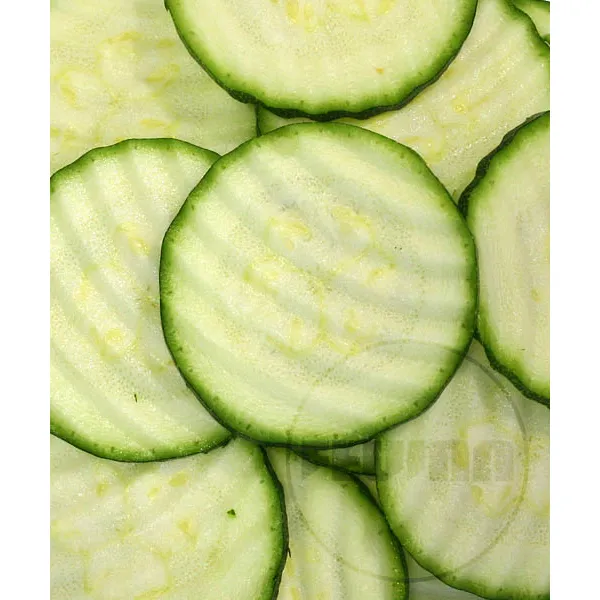 Feuma Buntschnittscheibe Muster Zucchini, Gurken, Gurkenscheiben, Frischkost, Salatbeilage, Schnittgurke